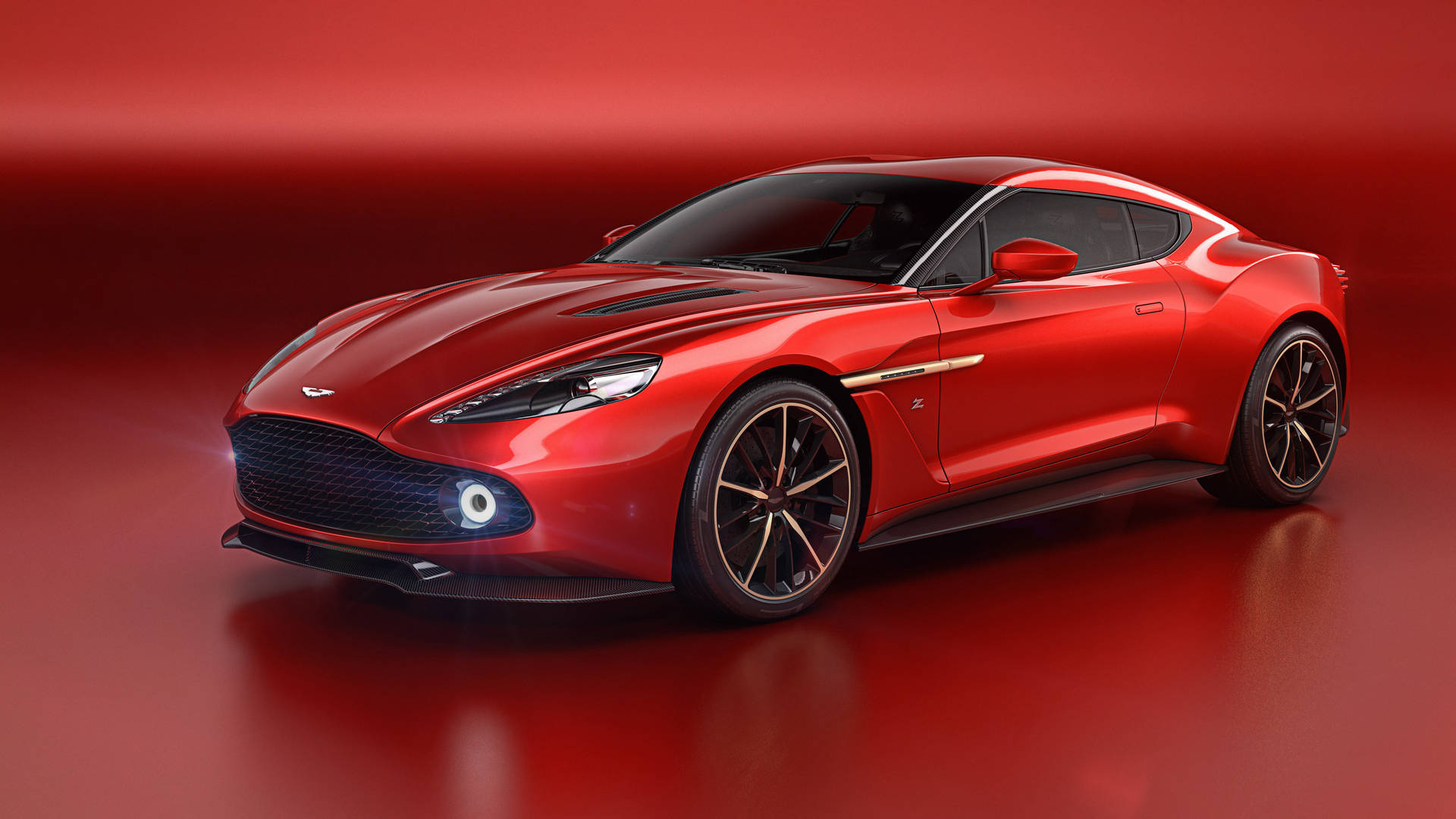 Aston Martin Zagato Sportmotor muurpapier.