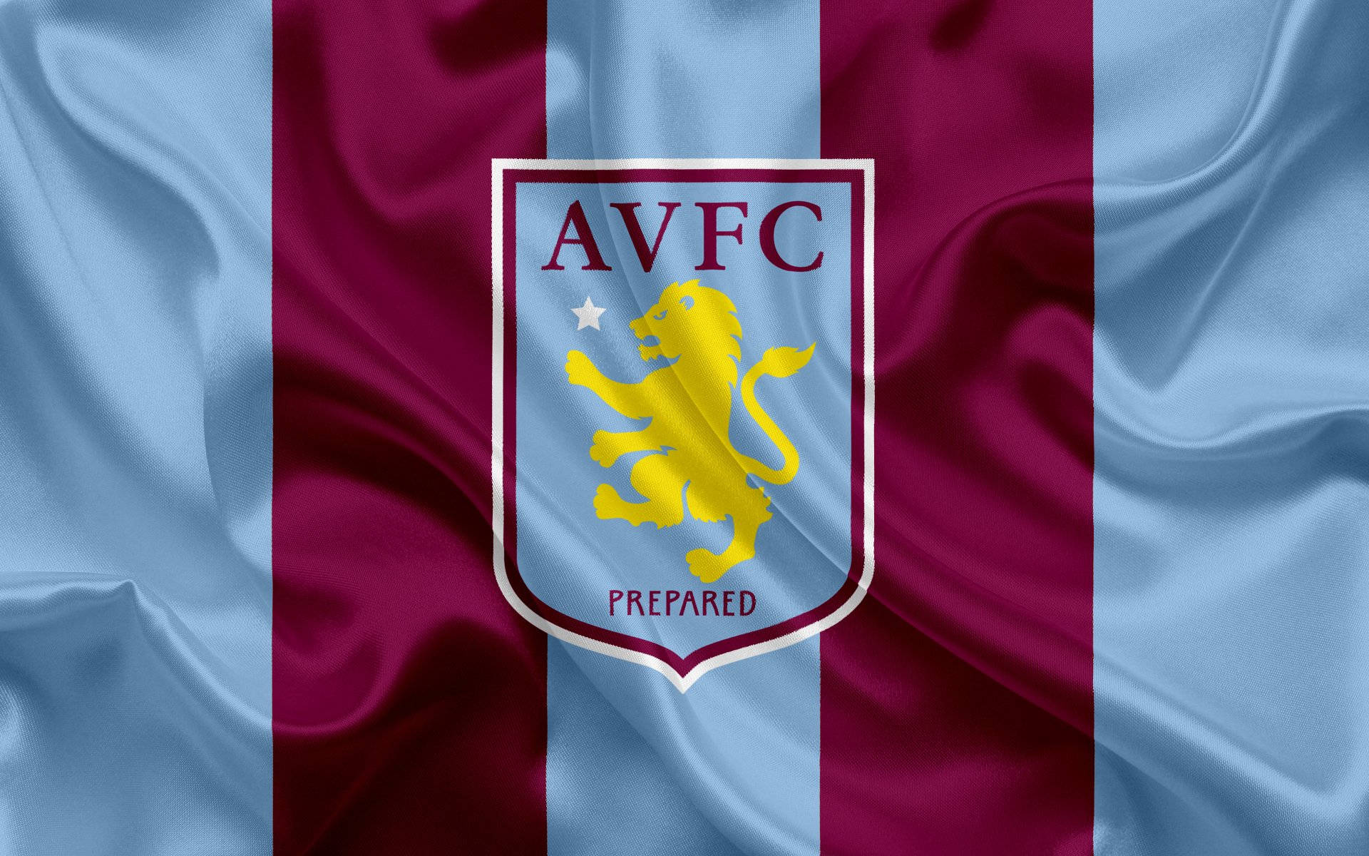 Aston Villa FC Vou Vlag Muurpapier