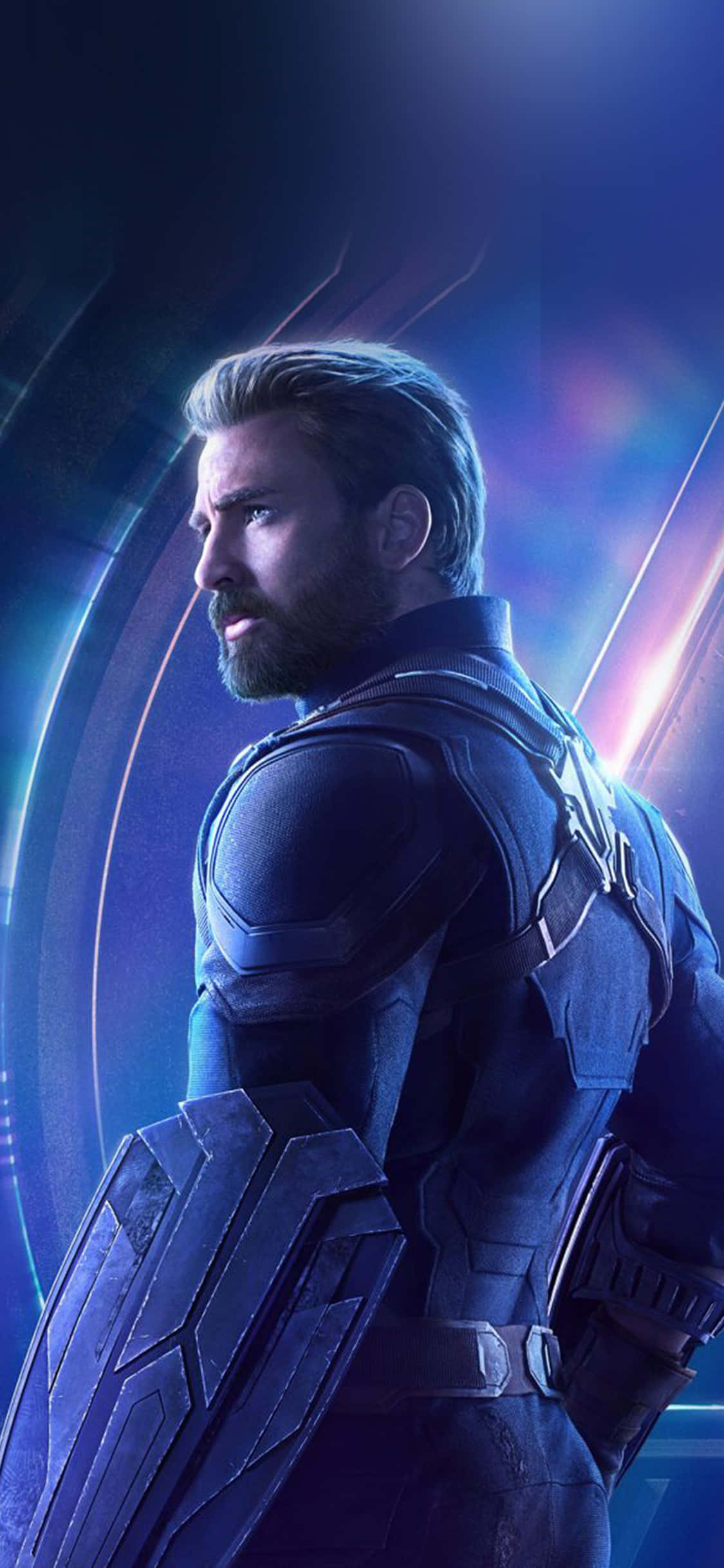 Avengers Endgame Captain America Steve Rogers Agtergrond Plakkaat Muurpapier