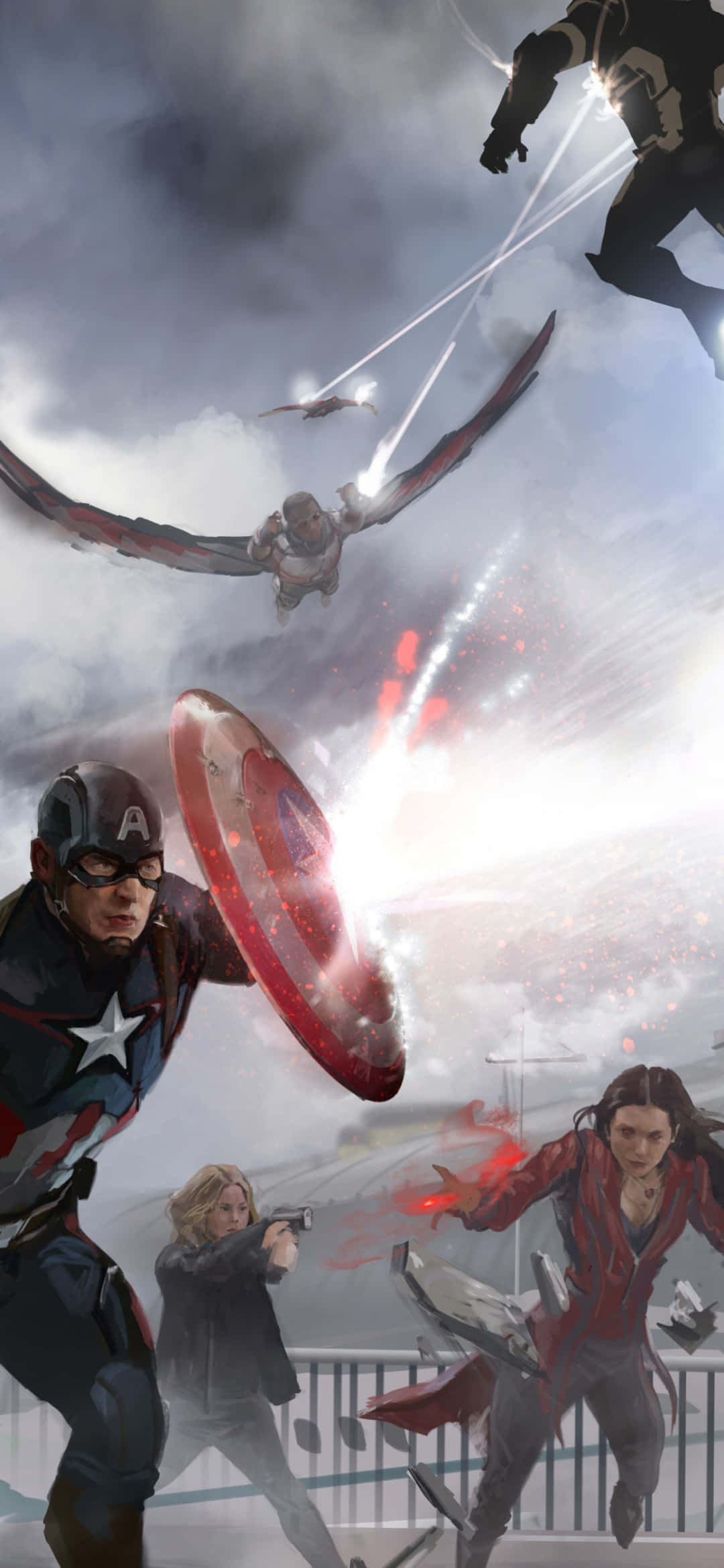 'Avengers Verenig: Steve Rogers is Terug as Captain America.' Muurpapier