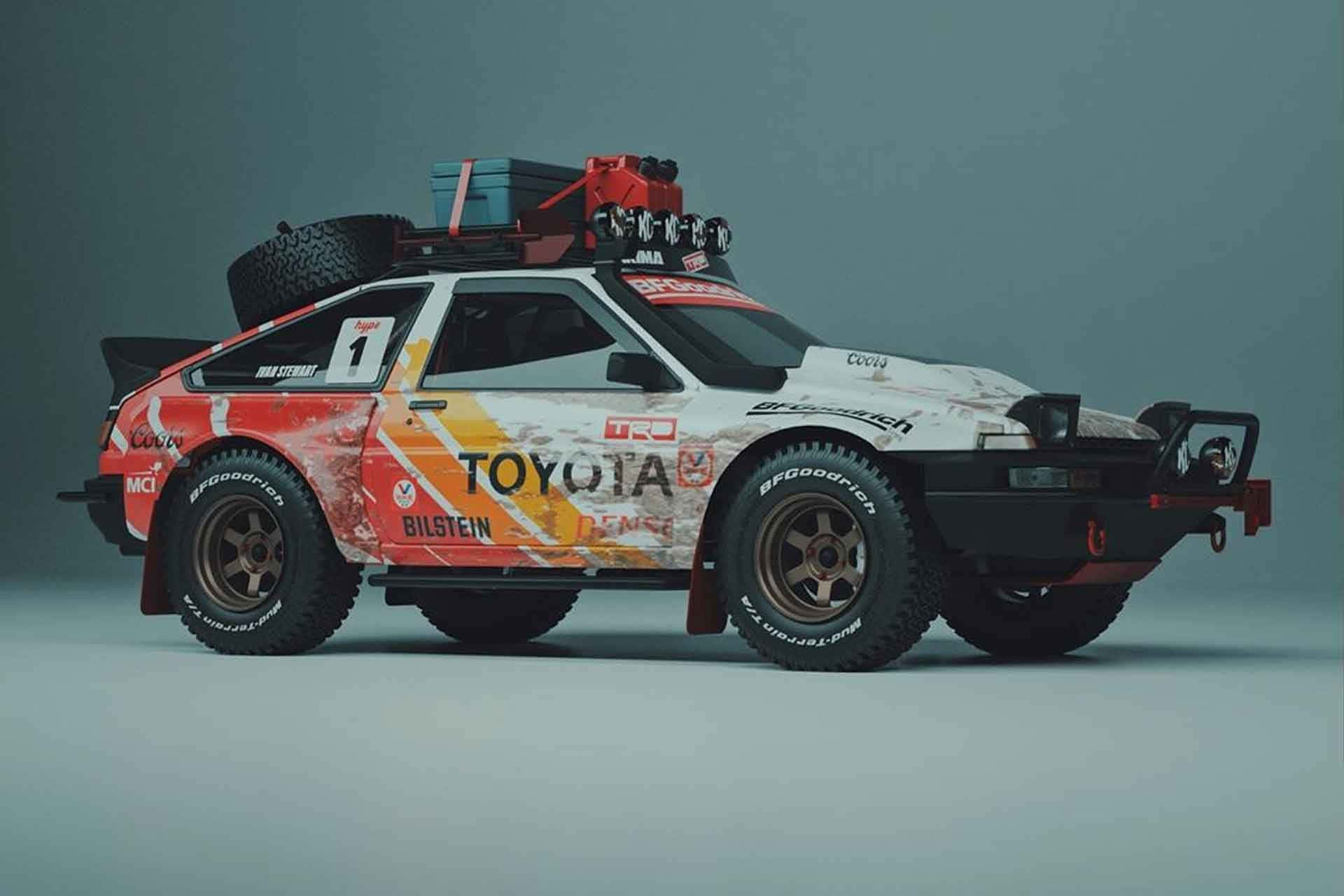 Avontuur in die veld met 'n robuuste 4x4-voertuig Muurpapier