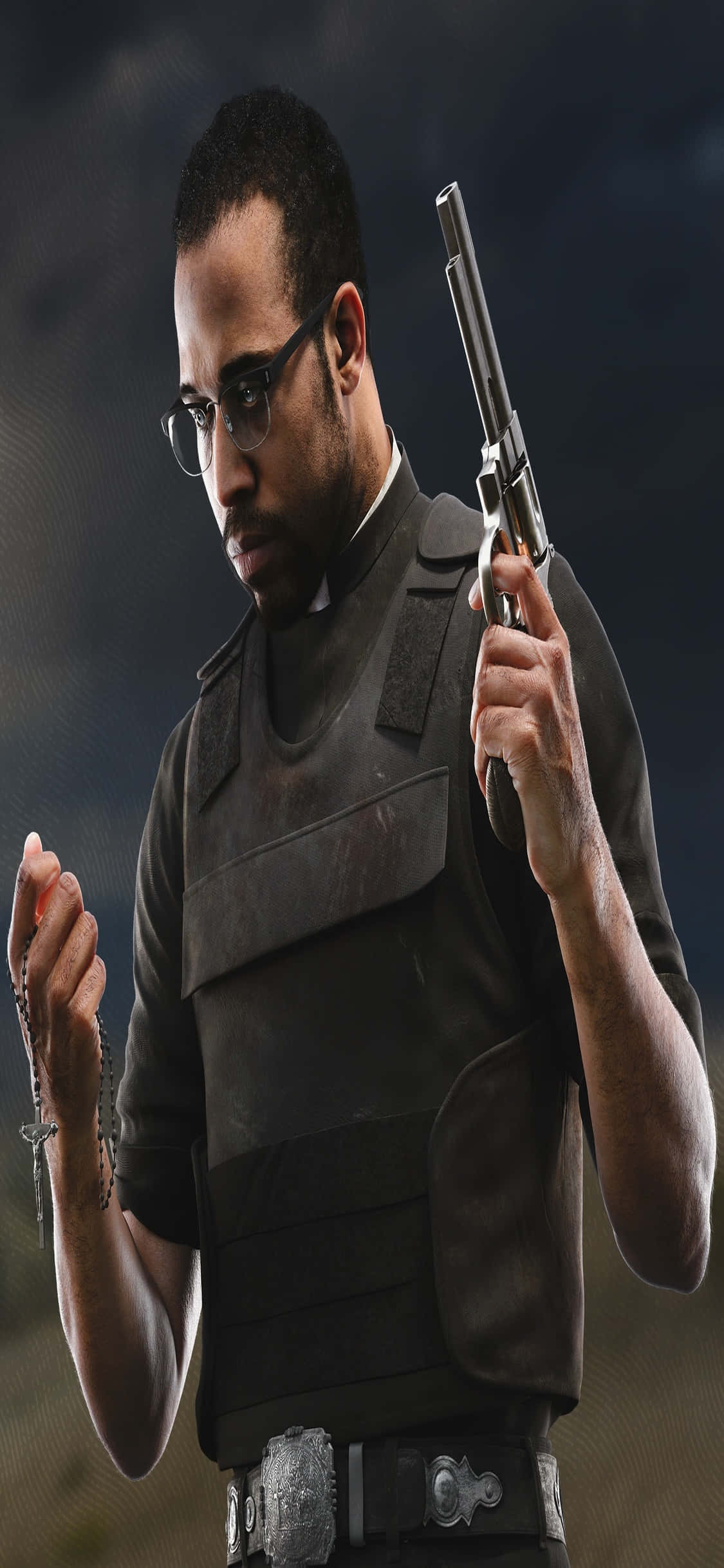 Avontuur wag in Far Cry 5 op die nuwe Apple iPhone Xs Muurpapier