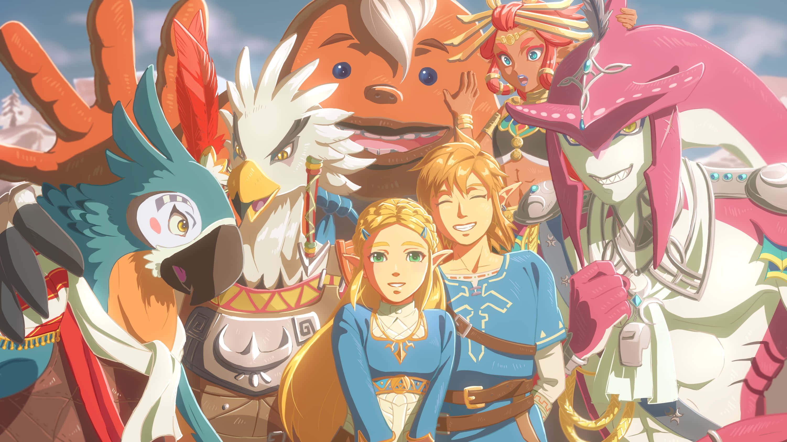 Avontuur Wag in The Legend of Zelda Muurpapier