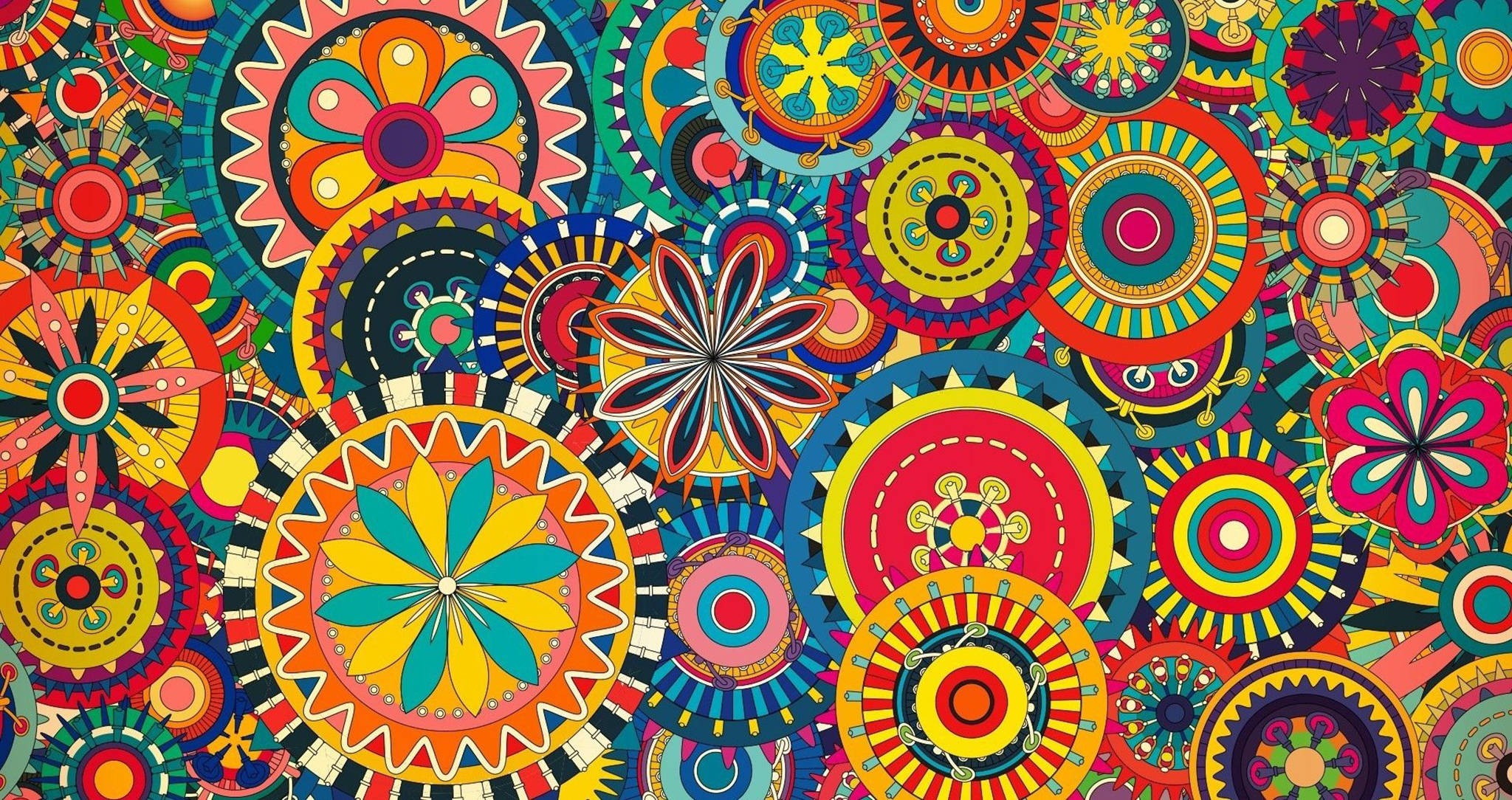 Azteekse Koel Patroon Muurpapier
