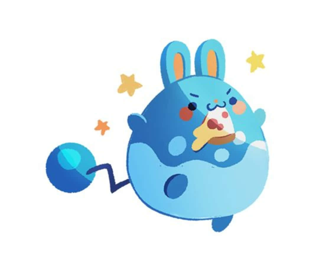 Azumarill en Sterre Muurpapier