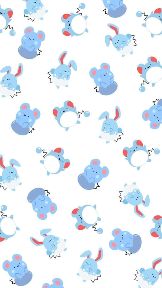 Azumarill-patrone Muurpapier