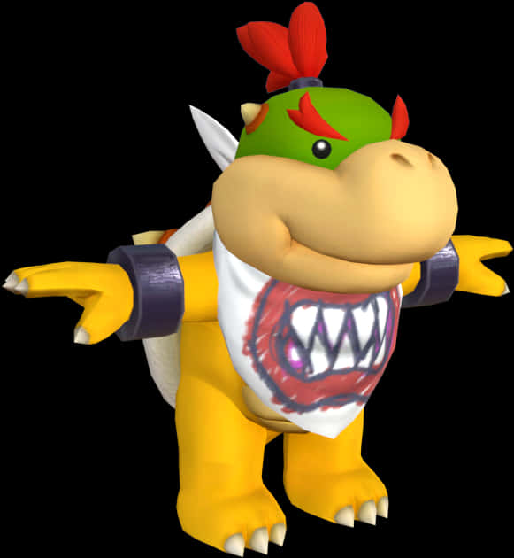 Baba_Bowser_ Karakter_ Weergawe Muurpapier