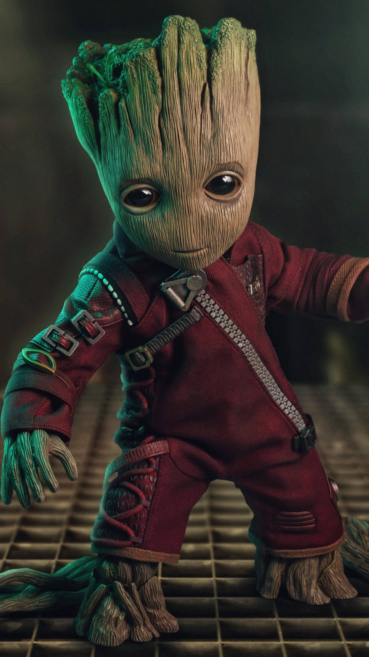Baba Groot 4K Marvel iPhone Muurpapier