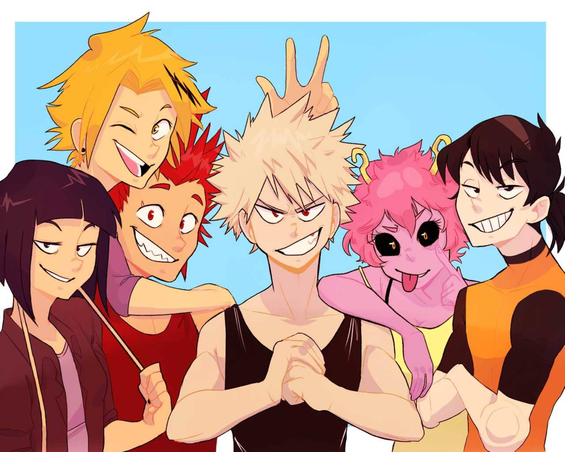 Bakusquad Ses Lede Muurpapier