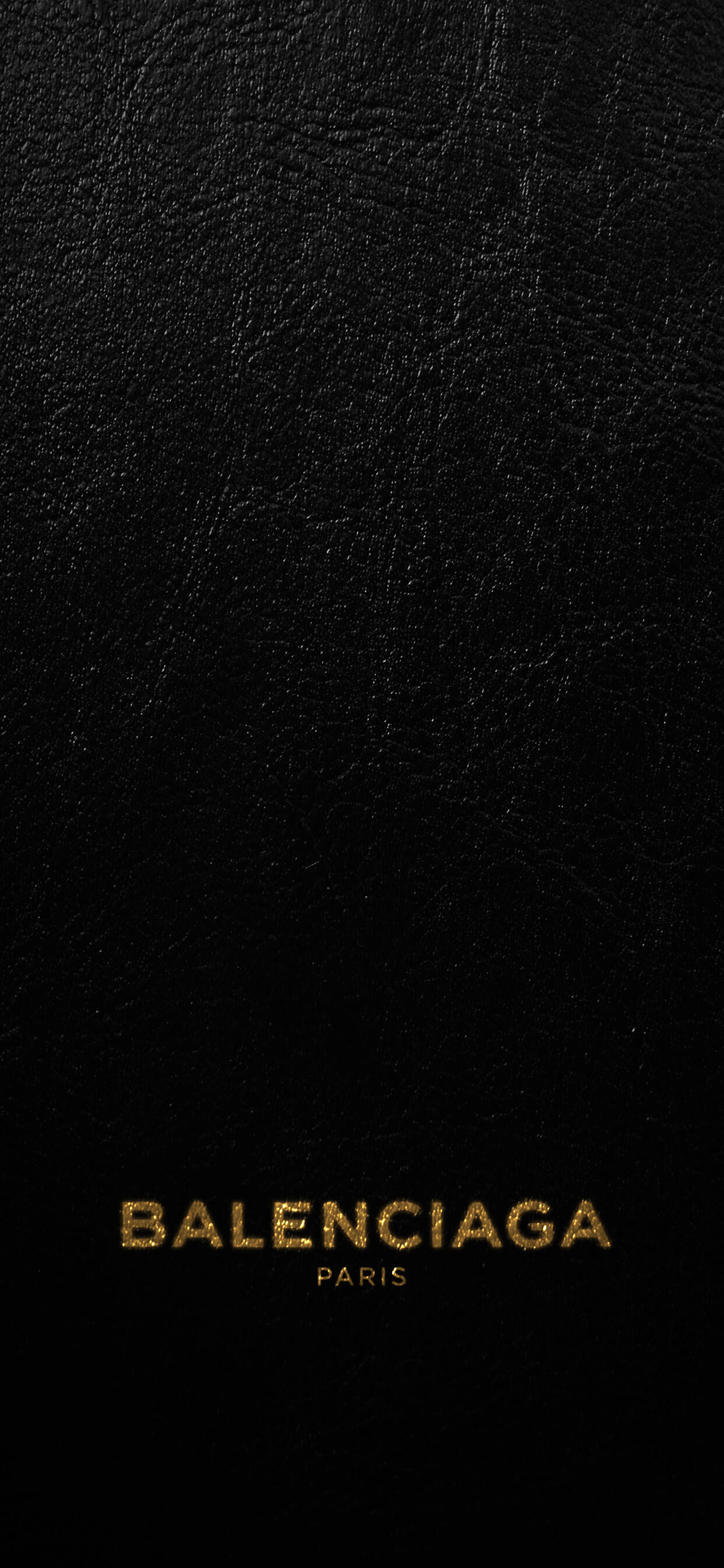 Balenciaga Goud en Swart Muurpapier