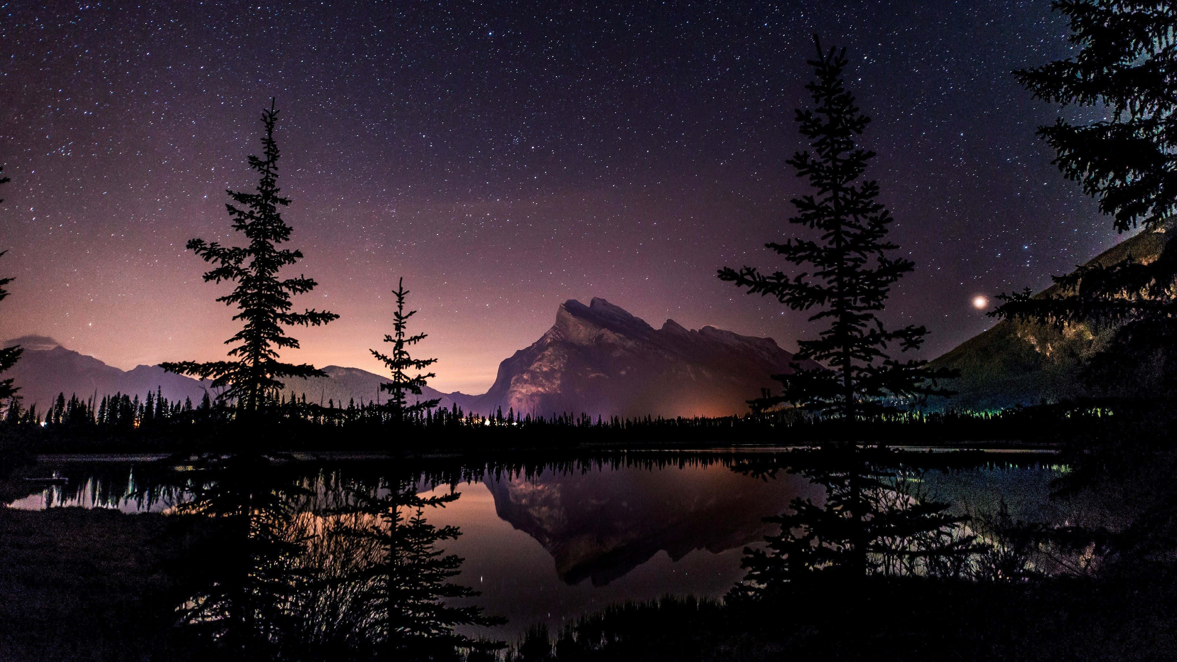Banff Nasionale Park 4K Ultra HD Landskap Muurpapier