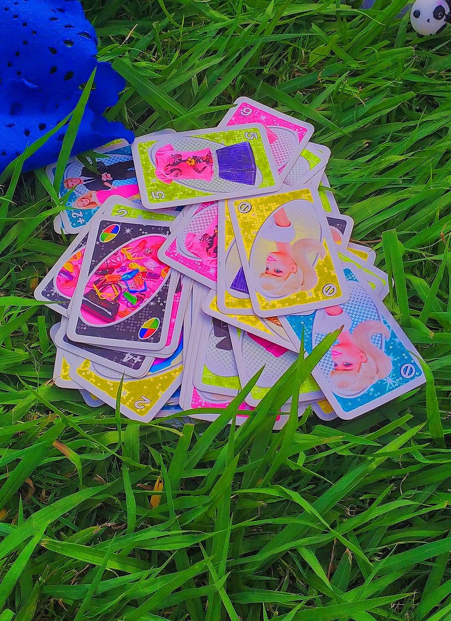 Barbie Uno Kaarte Muurpapier