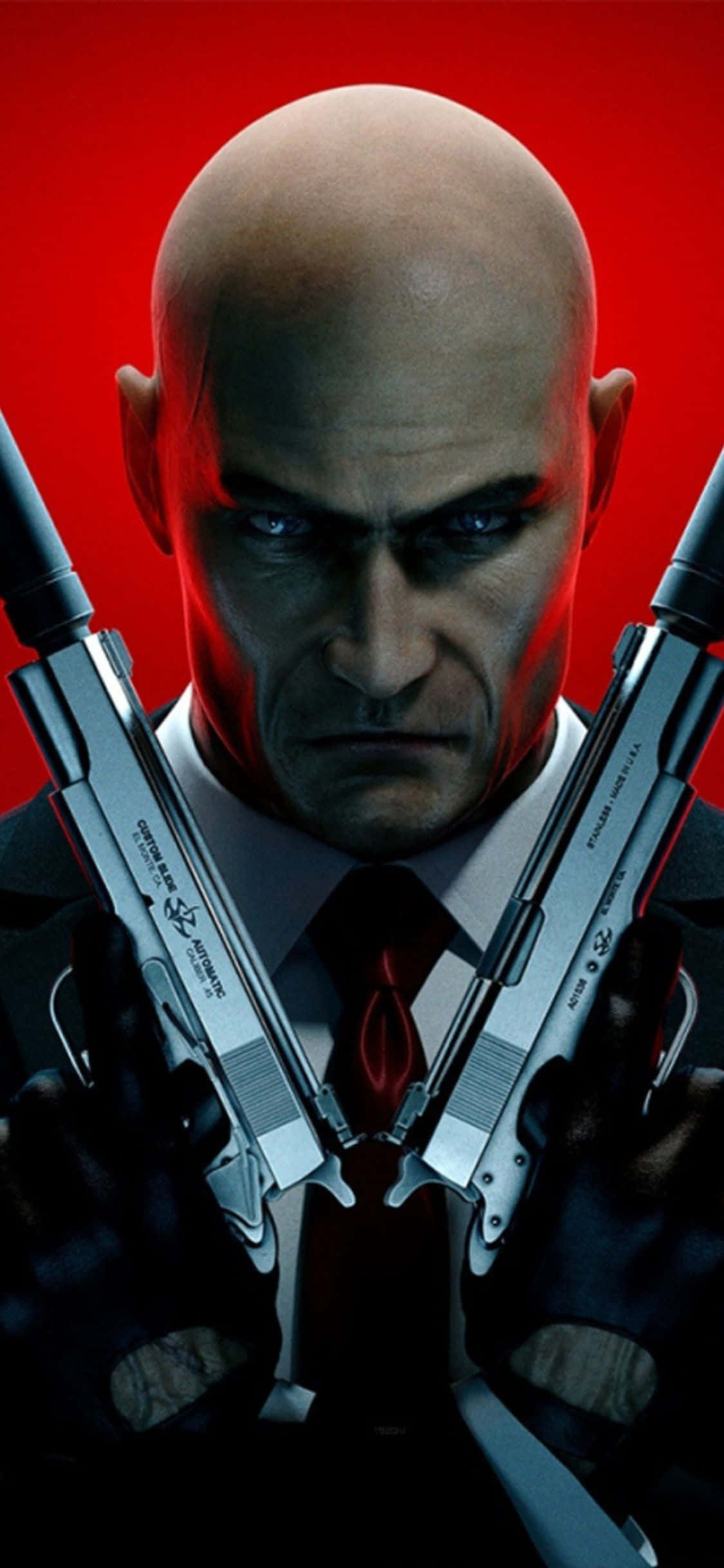 Bars in Hitman Absolution in met jou iPhone X Muurpapier