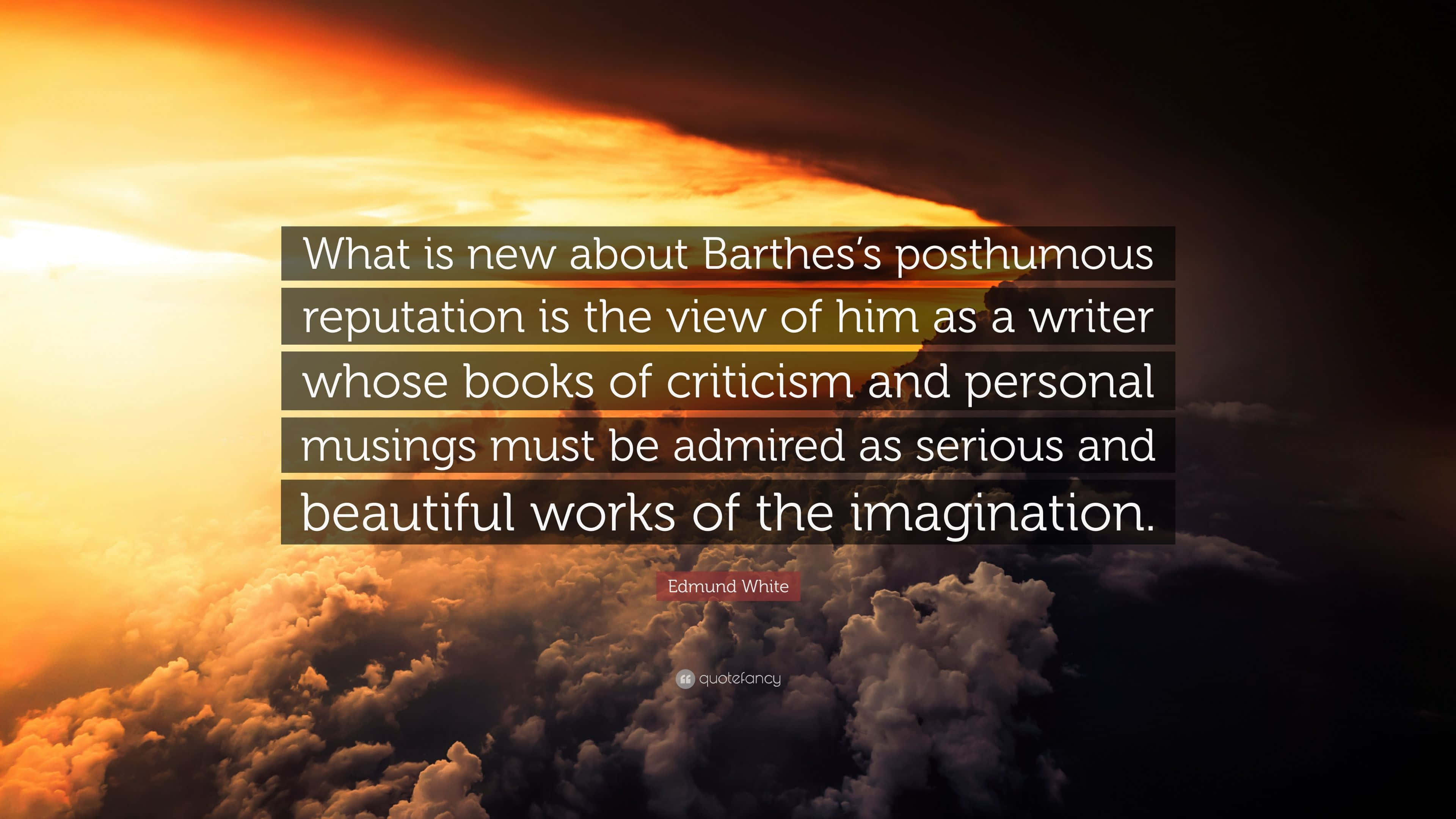 Barthes se Postume Reputasie Muurpapier