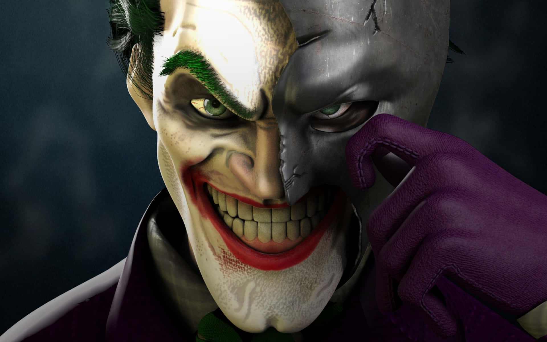 batman arkham knight joker agtergrond Muurpapier