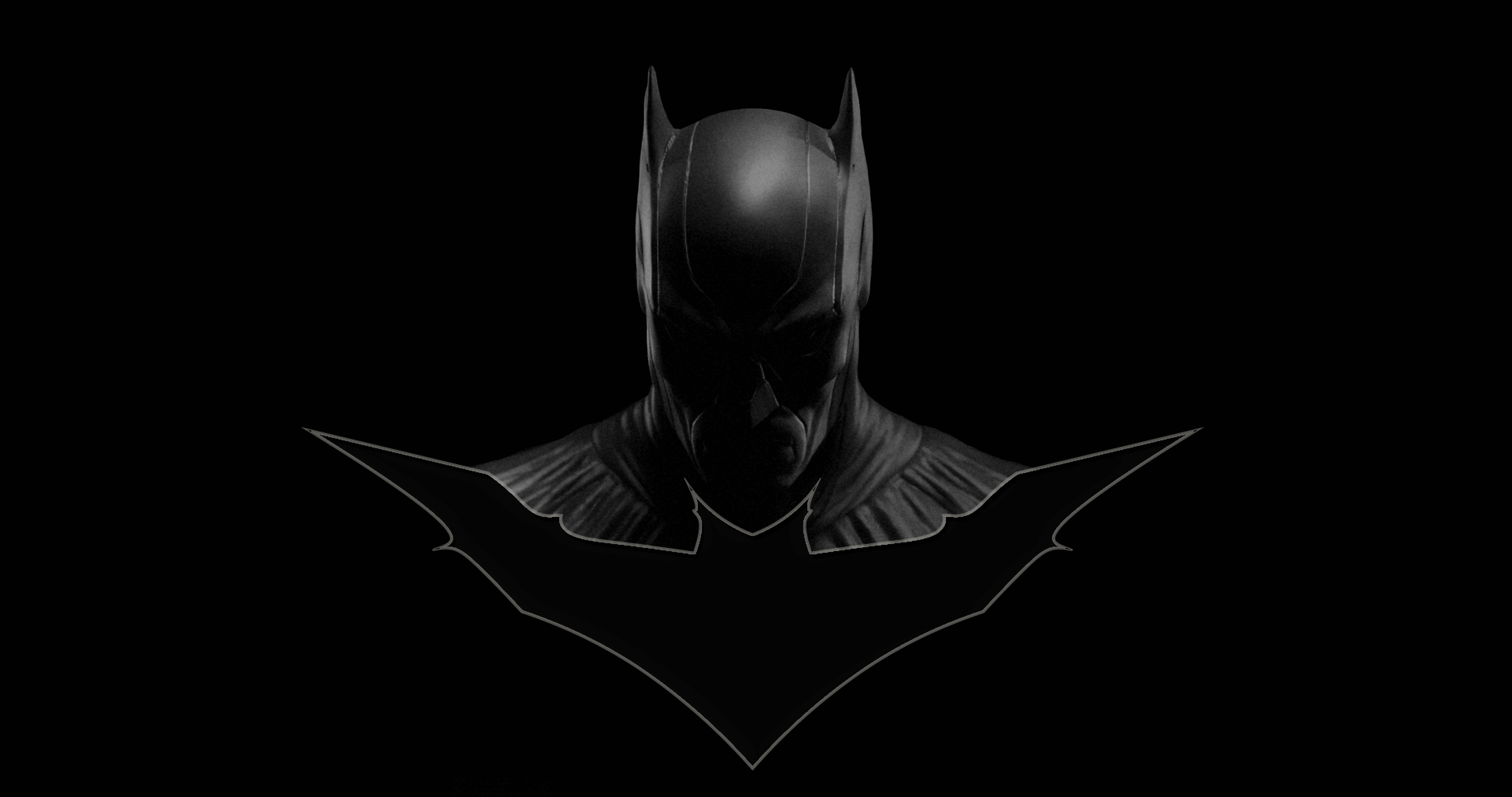 Batman DC Comics Donker 4K Muurpapier