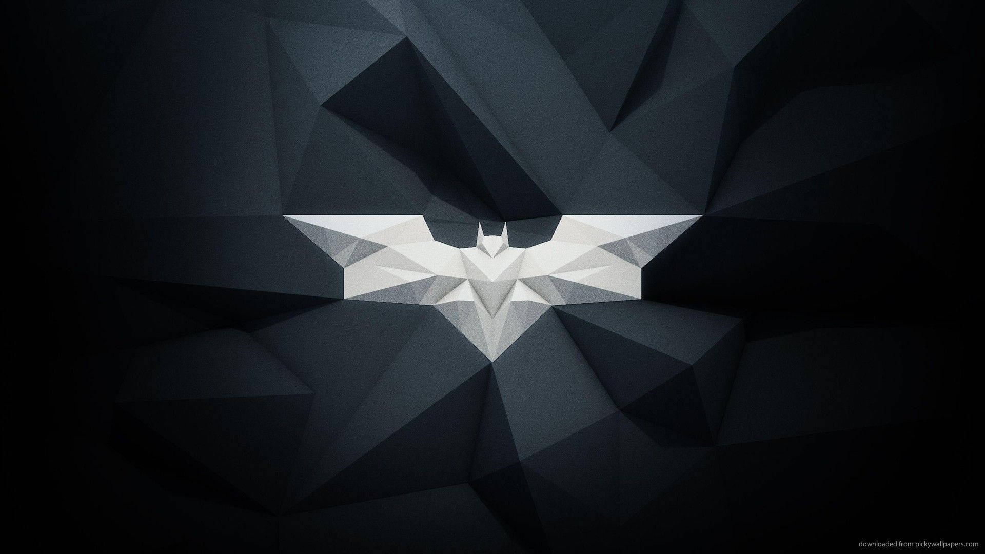 Batman logo veelhoek kuns agtergrond