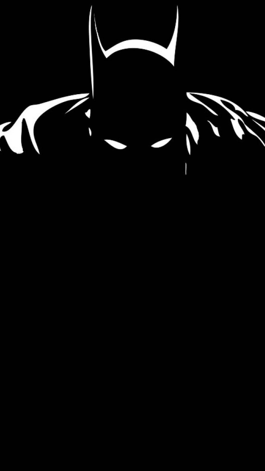 Batman minimalistiese kuns agtergrond