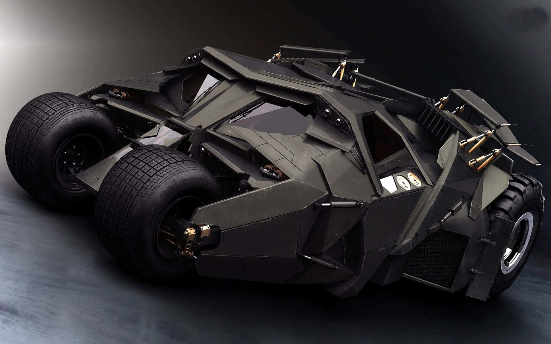 Batman-motor met metaalonderdele Muurpapier