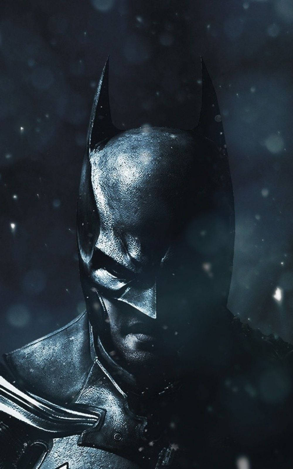 Batman sneeuval nabyfoto agtergrond
