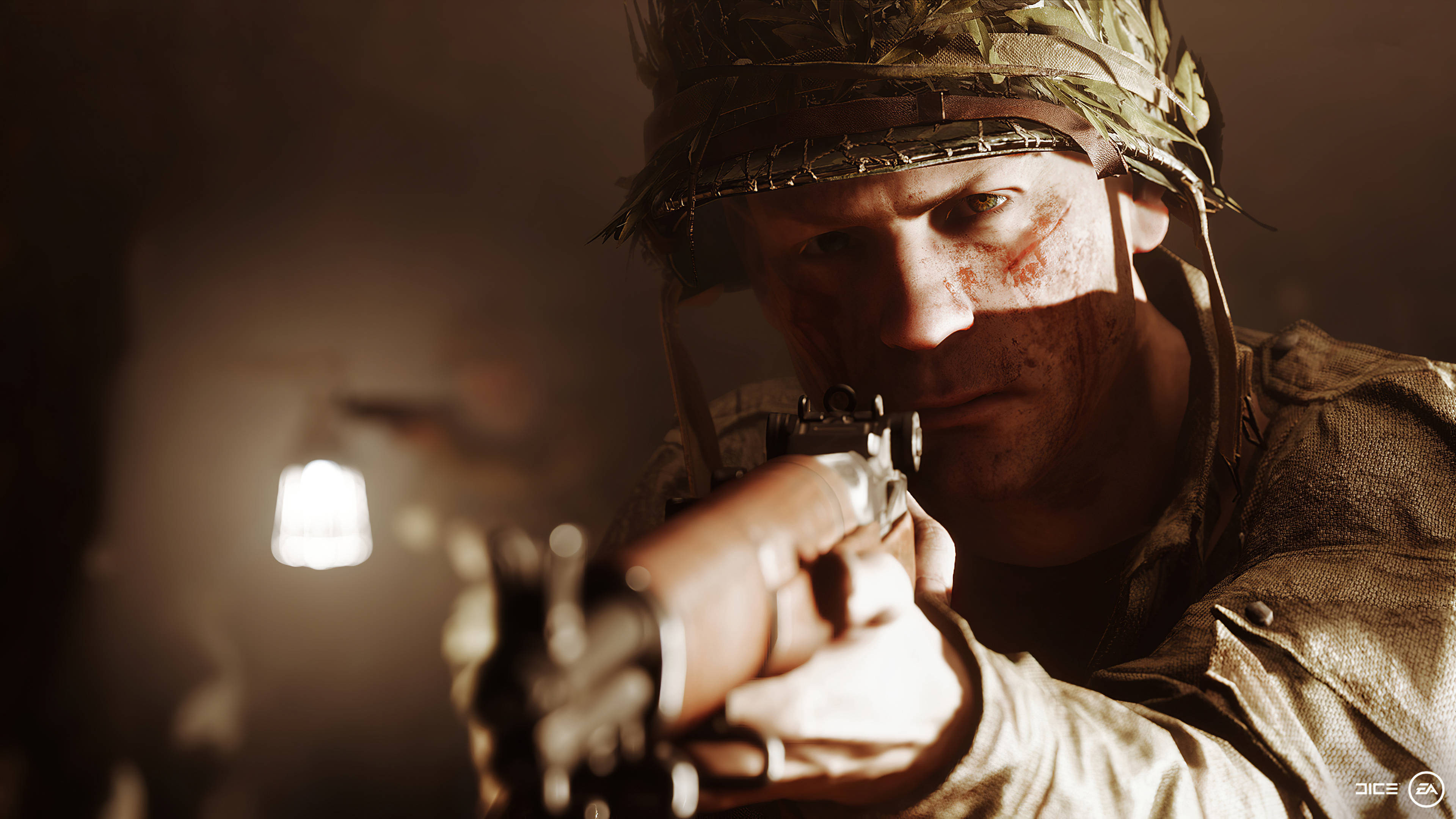 Battlefield 5 4K Naby Skoot Wys Geweer Muurpapier