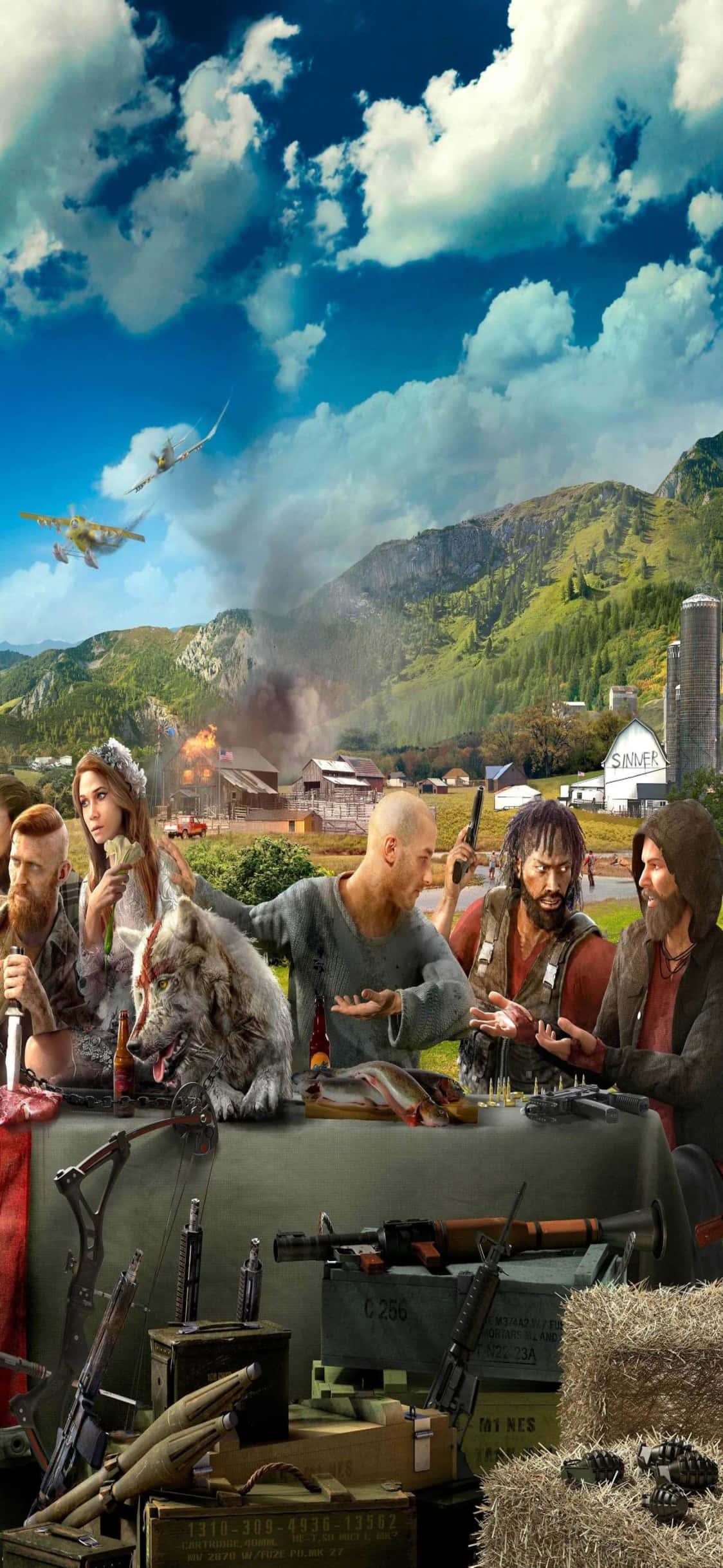 Beeld Far Cry 3 Avontuur op iPhone X Muurpapier