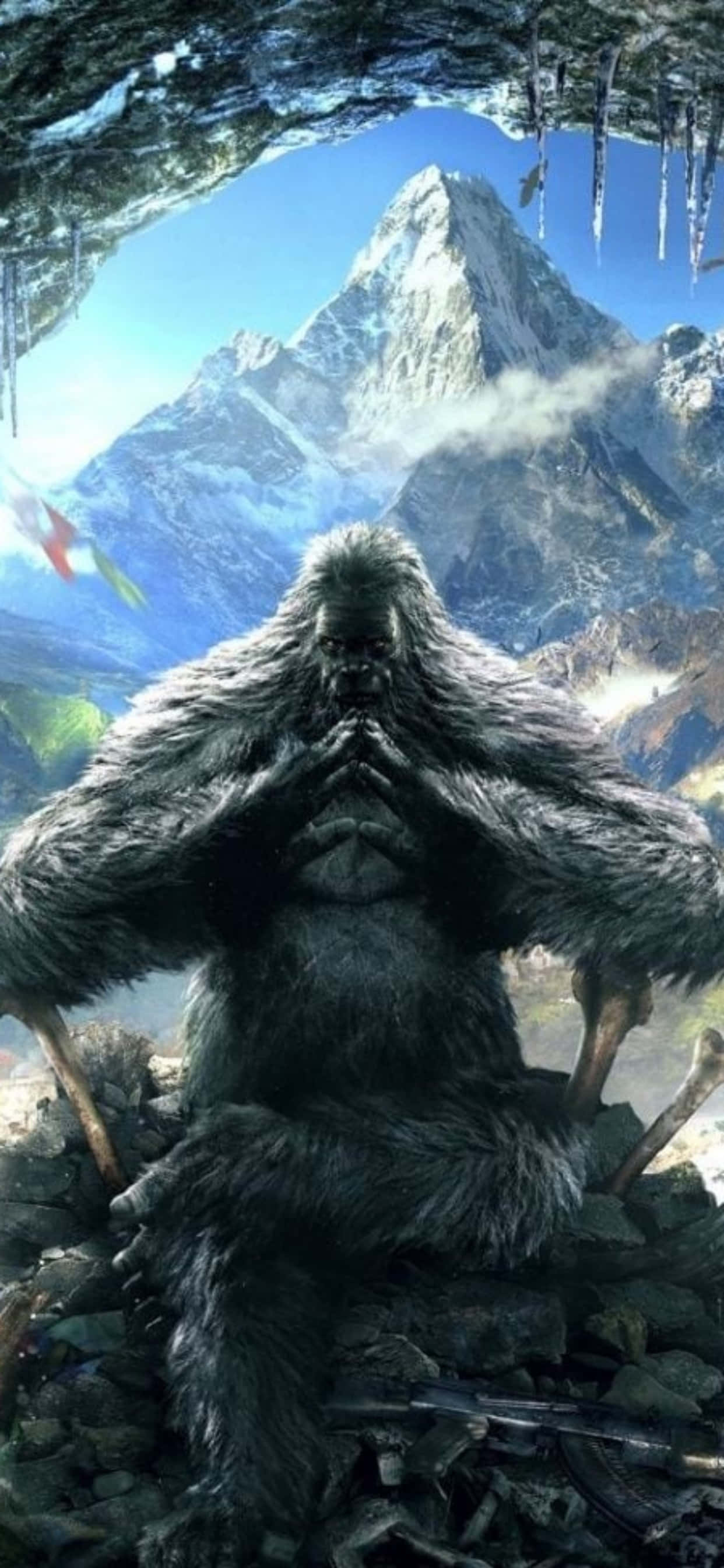 Beeld iPhone XS Max met Far Cry 4 Muurpapier