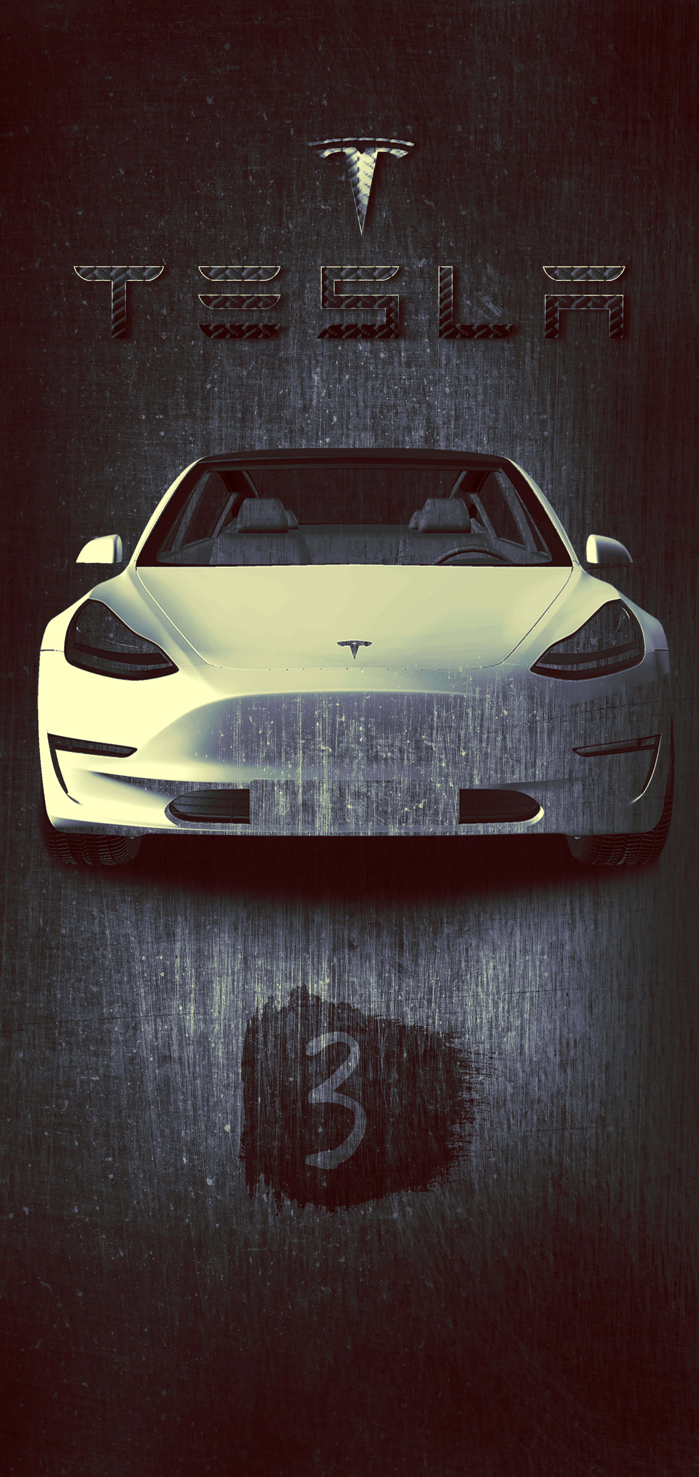 Beeld Laai 'n Tesla met 'n iPhone Muurpapier