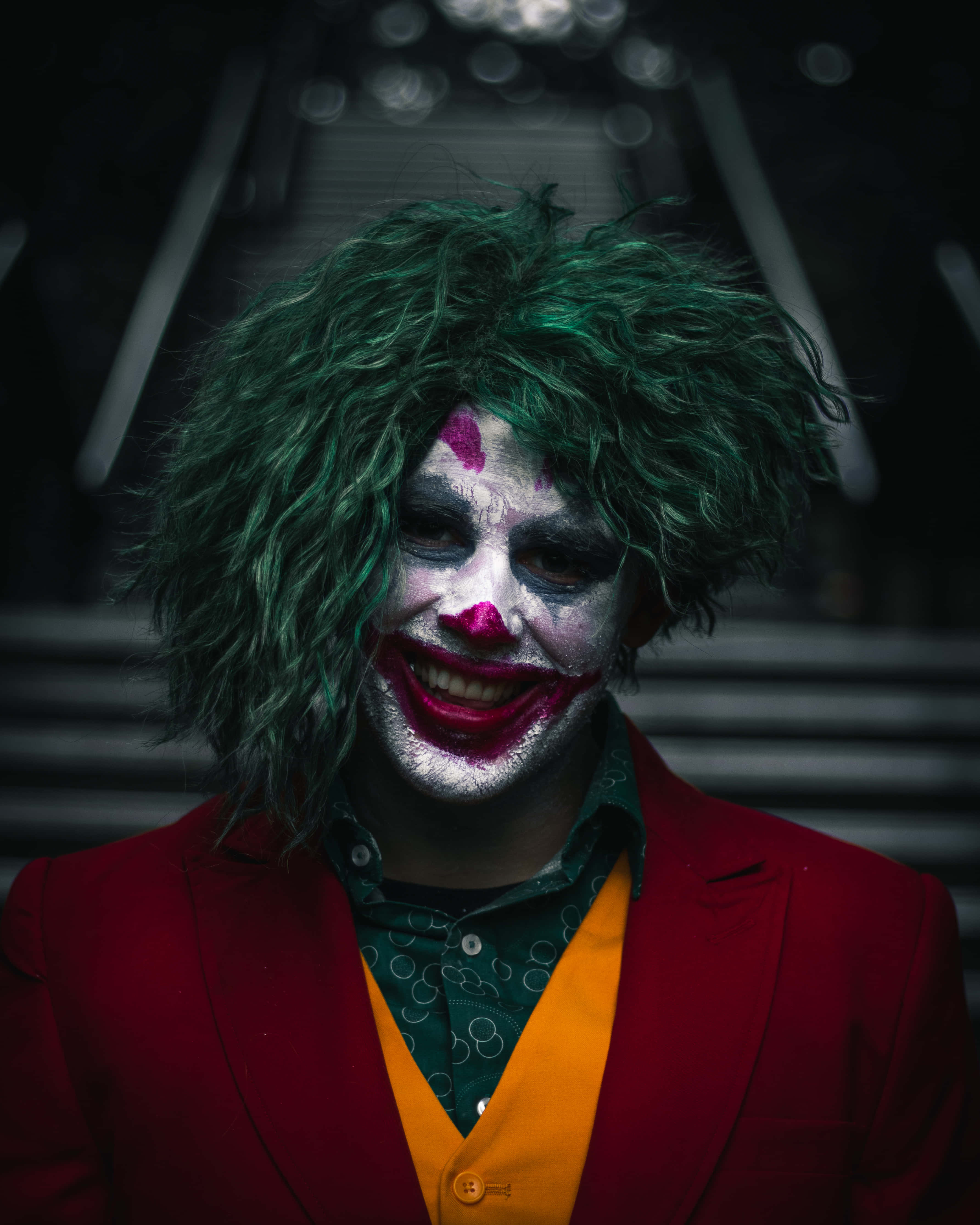 Beeld Lagende Joker Muurpapier