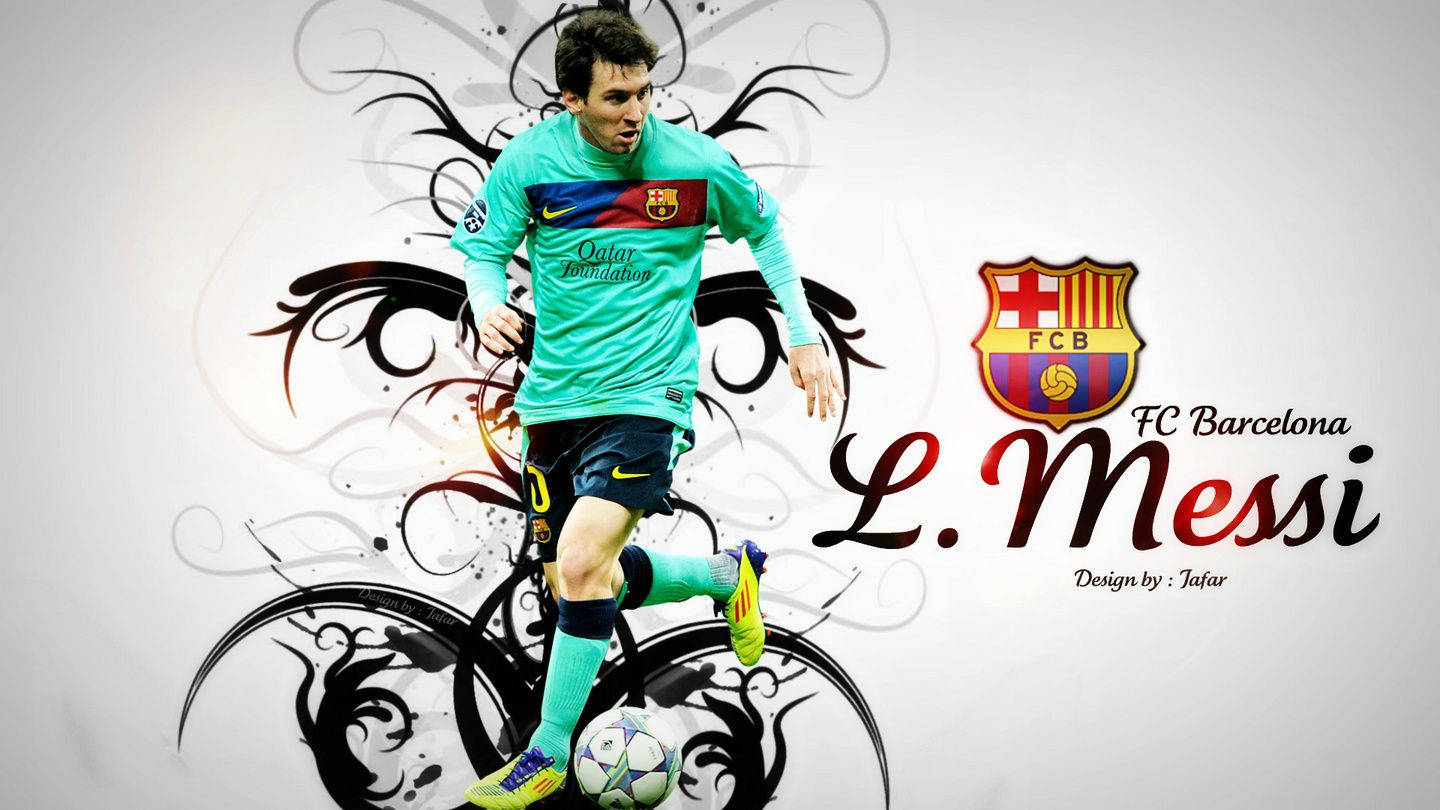 Beeld Lionel Messi – Die Koning van Sokker Muurpapier