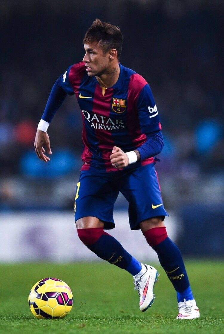 Neymar FC Barcelona-agtergrond.