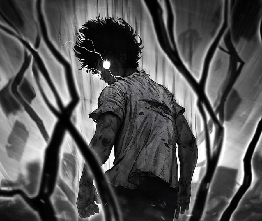 Beeld Verken die Misterieuse Wêreld van Donker Anime Muurpapier