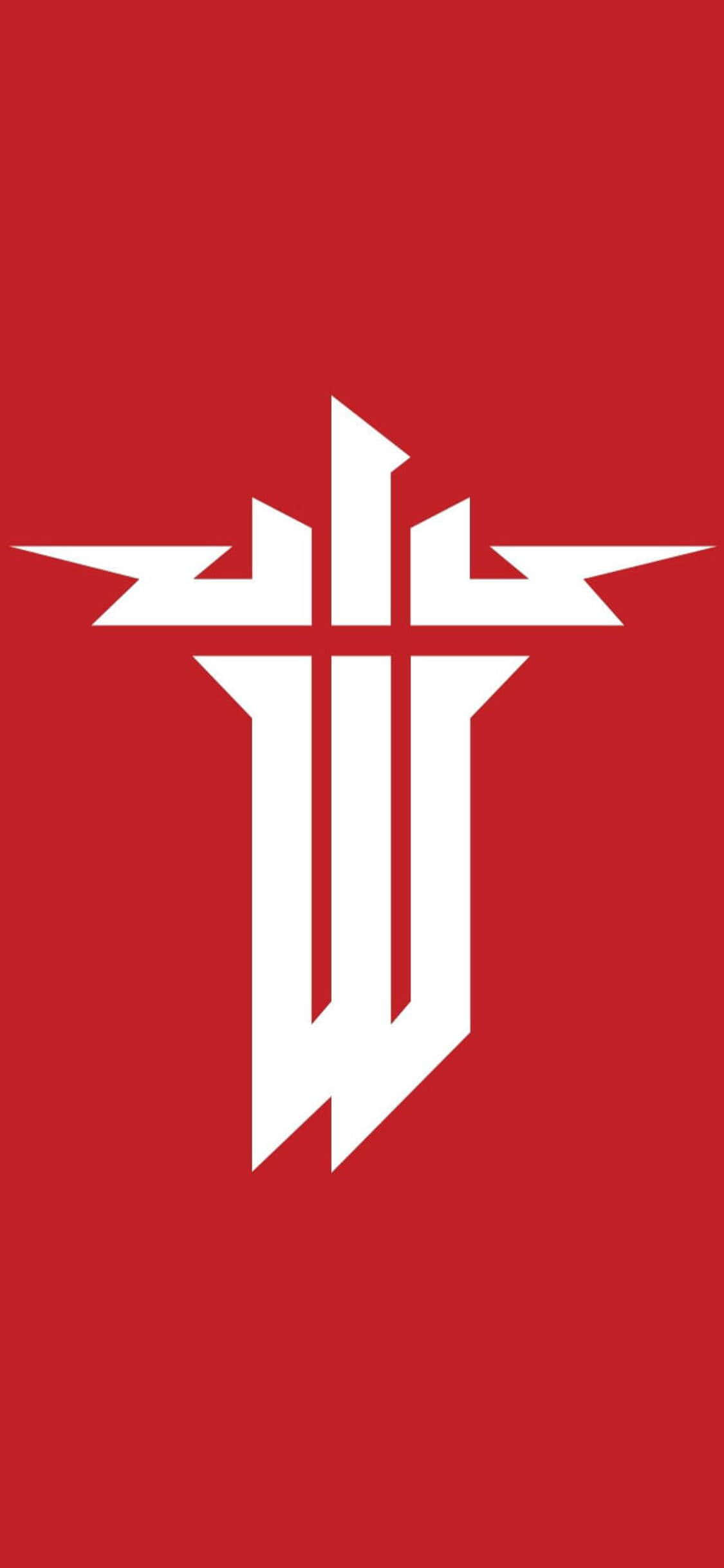 Beeld Wys jou spelvaardige voorkoms met die aandagtrekkende “iPhone Xs Wolfenstein II” agtergrond Muurpapier