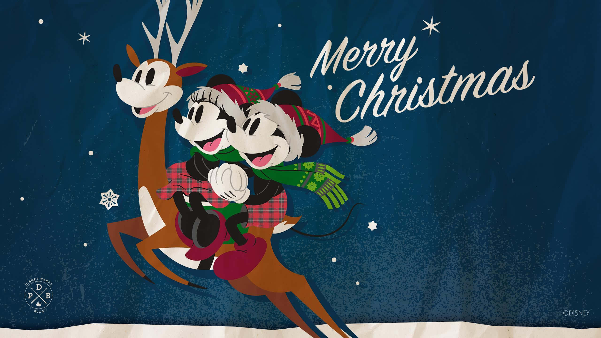 Begin 'n Magiese Feesseisoen met Disney Kersfees! Muurpapier