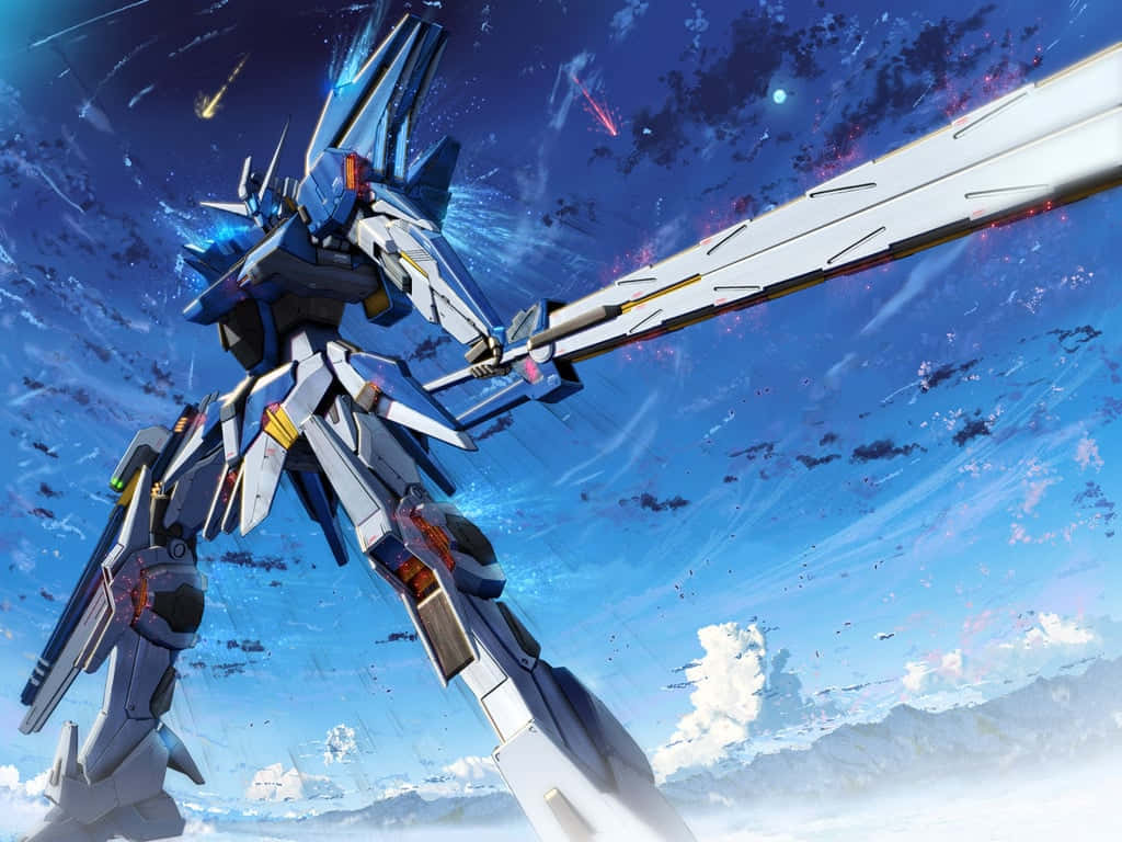 Beheer die Gundam Muurpapier