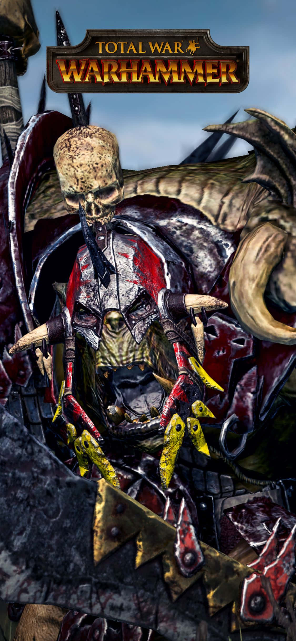 Beheer die Total War Warhammer-veldslae met die iPhone X Muurpapier