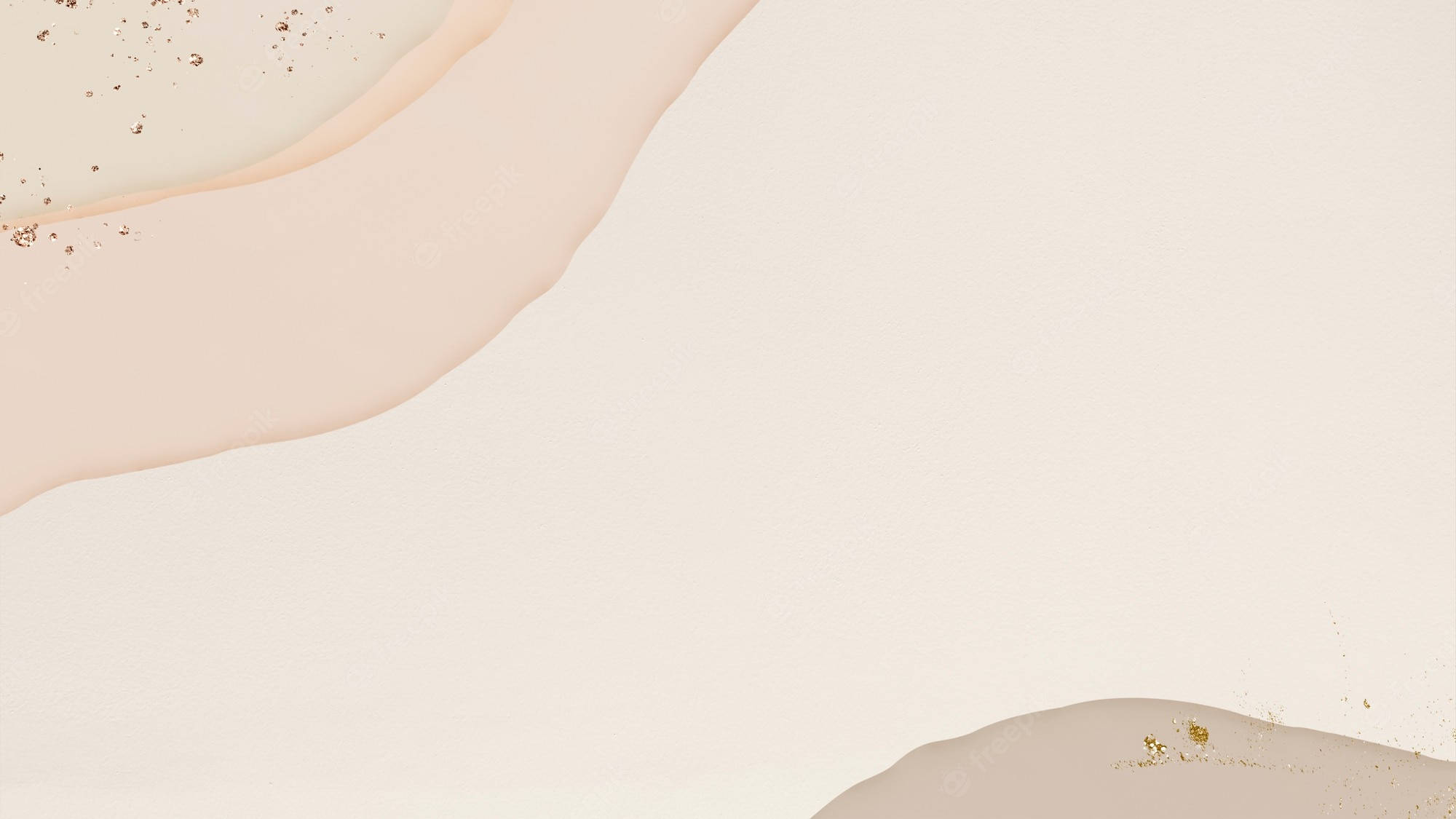 Beige Agtergrond met Estetiese Kurwes Muurpapier