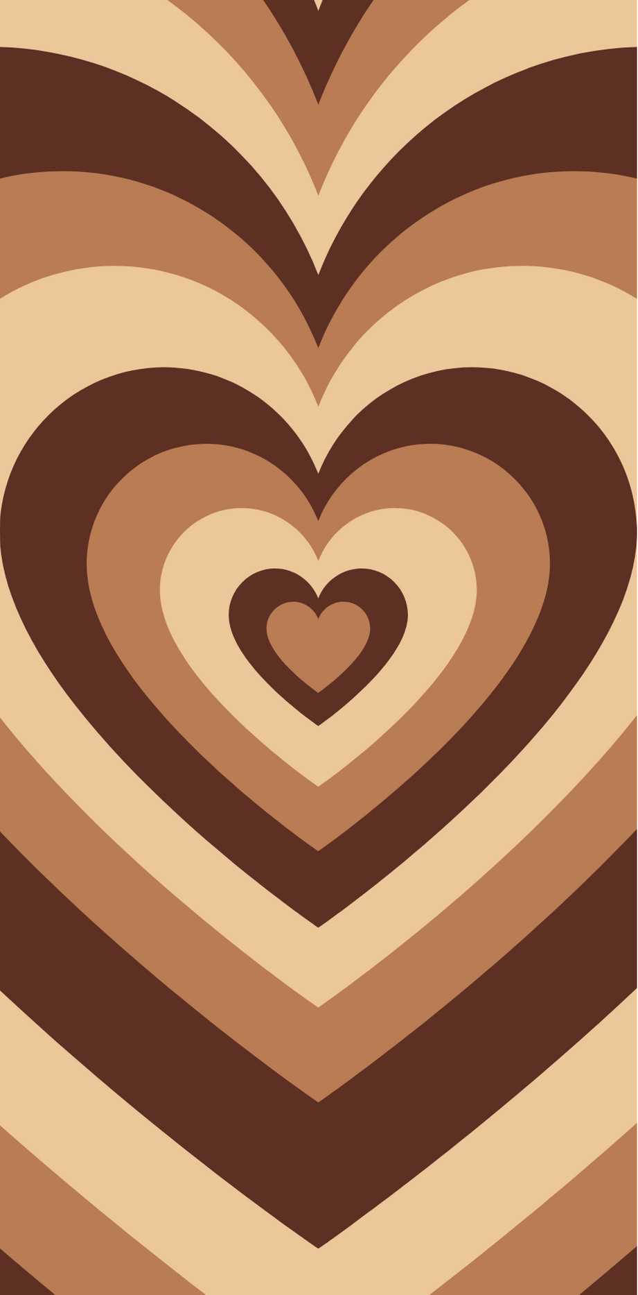 Beige Bruin Estetiese Optiese Kuns Muurpapier