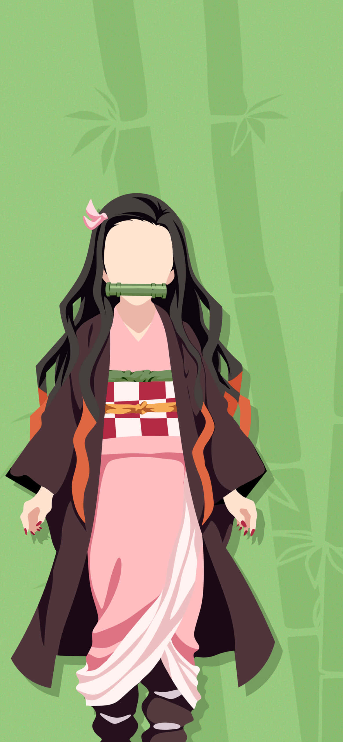 Bekoorlike Demon Slayer Duet: Tanjiro en Nezuko Muurpapier