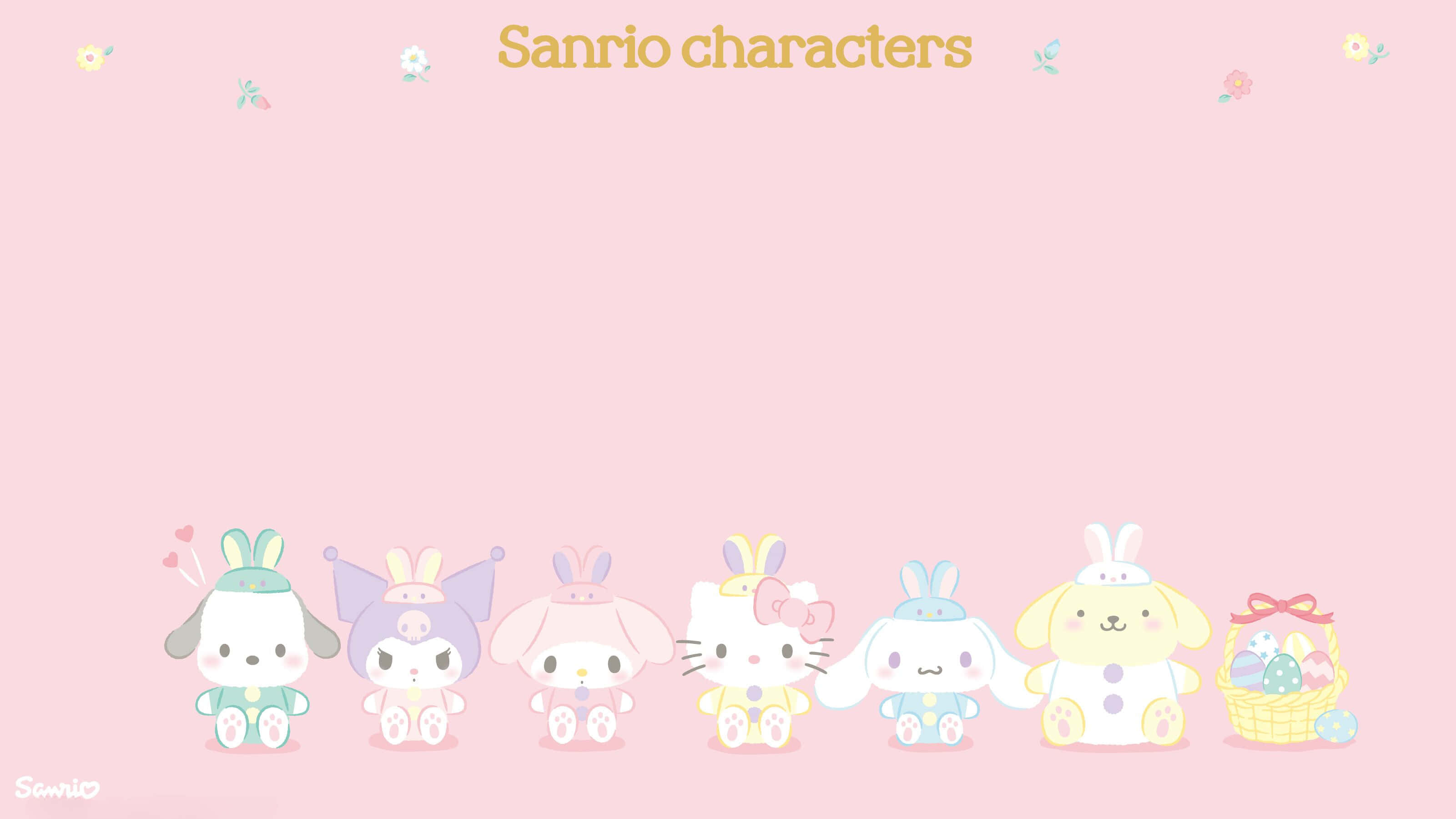 Beleef die Magie van Sanrio! Muurpapier