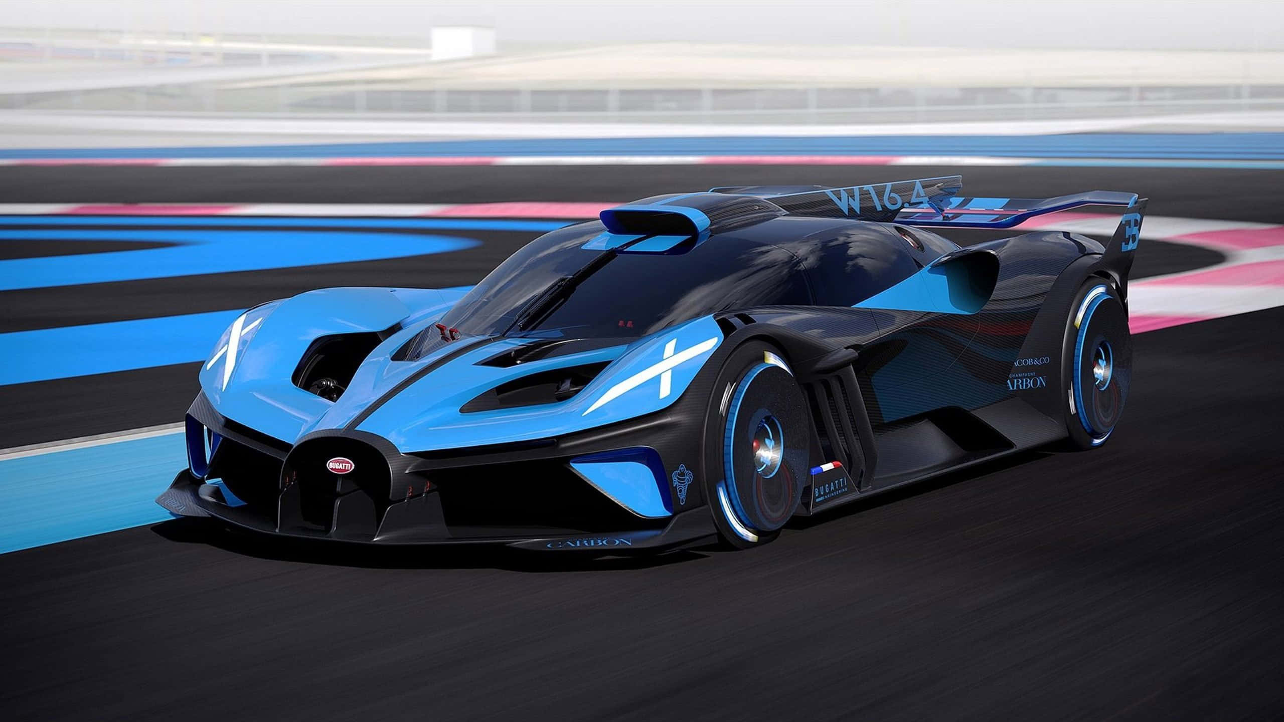 Beleef die Opwinding van die Bestuur van 'n Bugatti Muurpapier