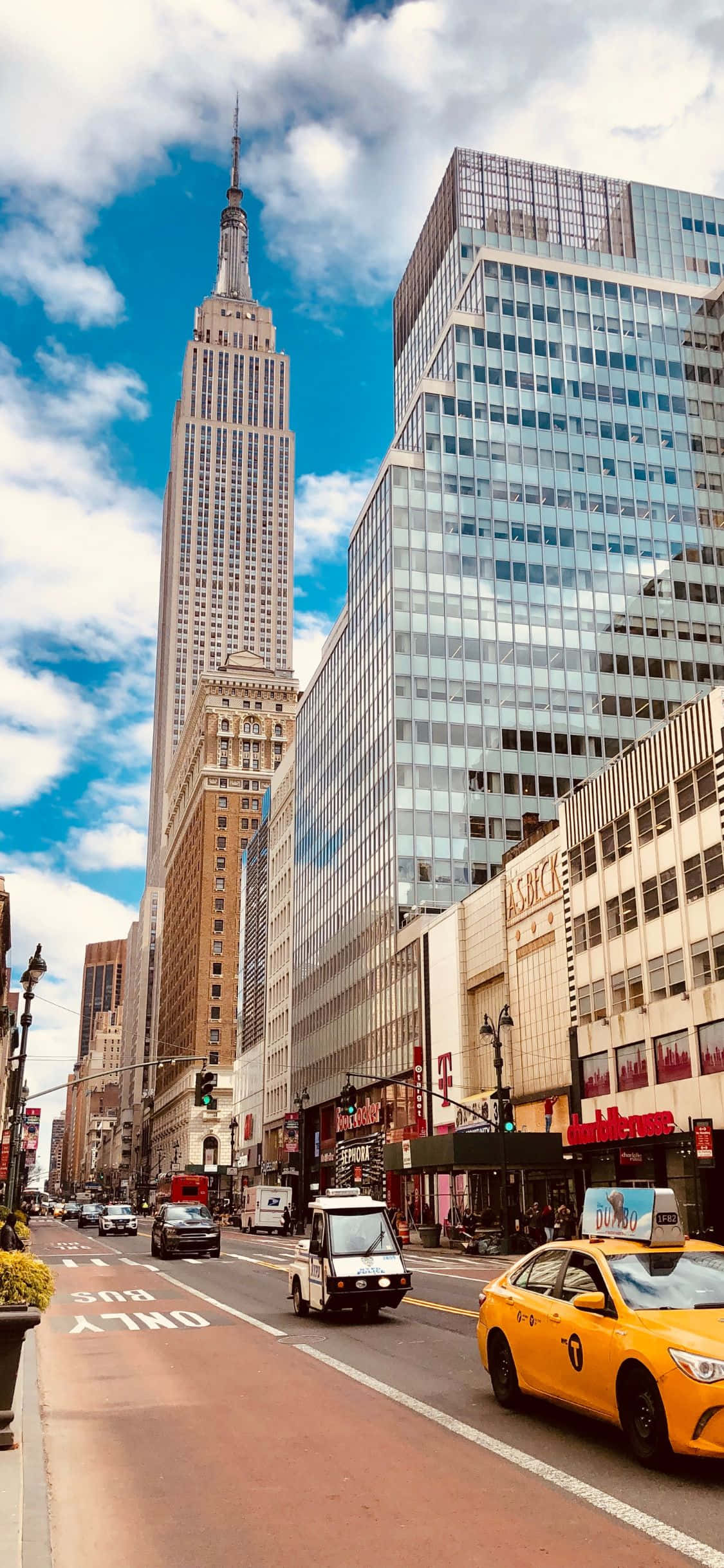 Beleef die skoonheid van New York Stad met iPhone Xs Muurpapier