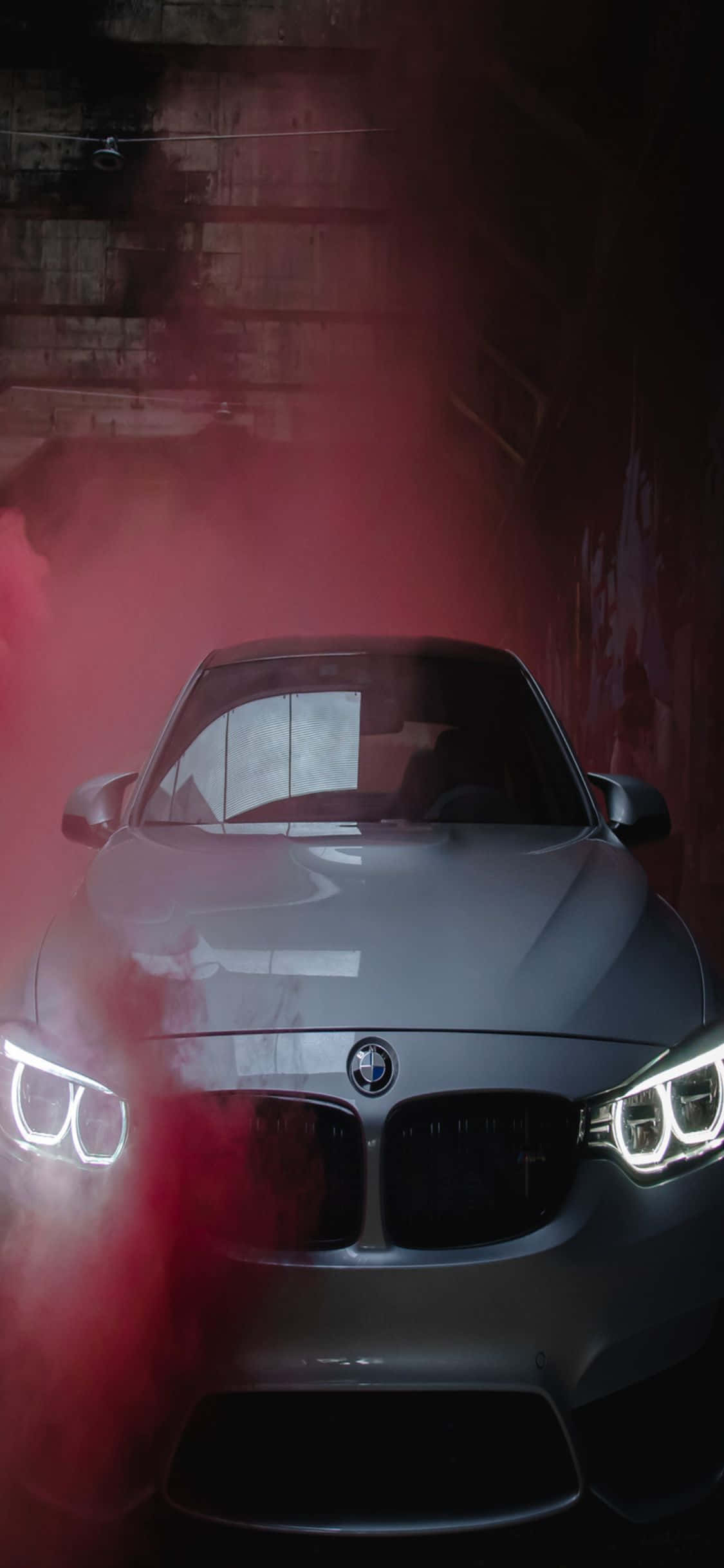 Beleef die ultieme luukse van BMW en iPhone X. Muurpapier