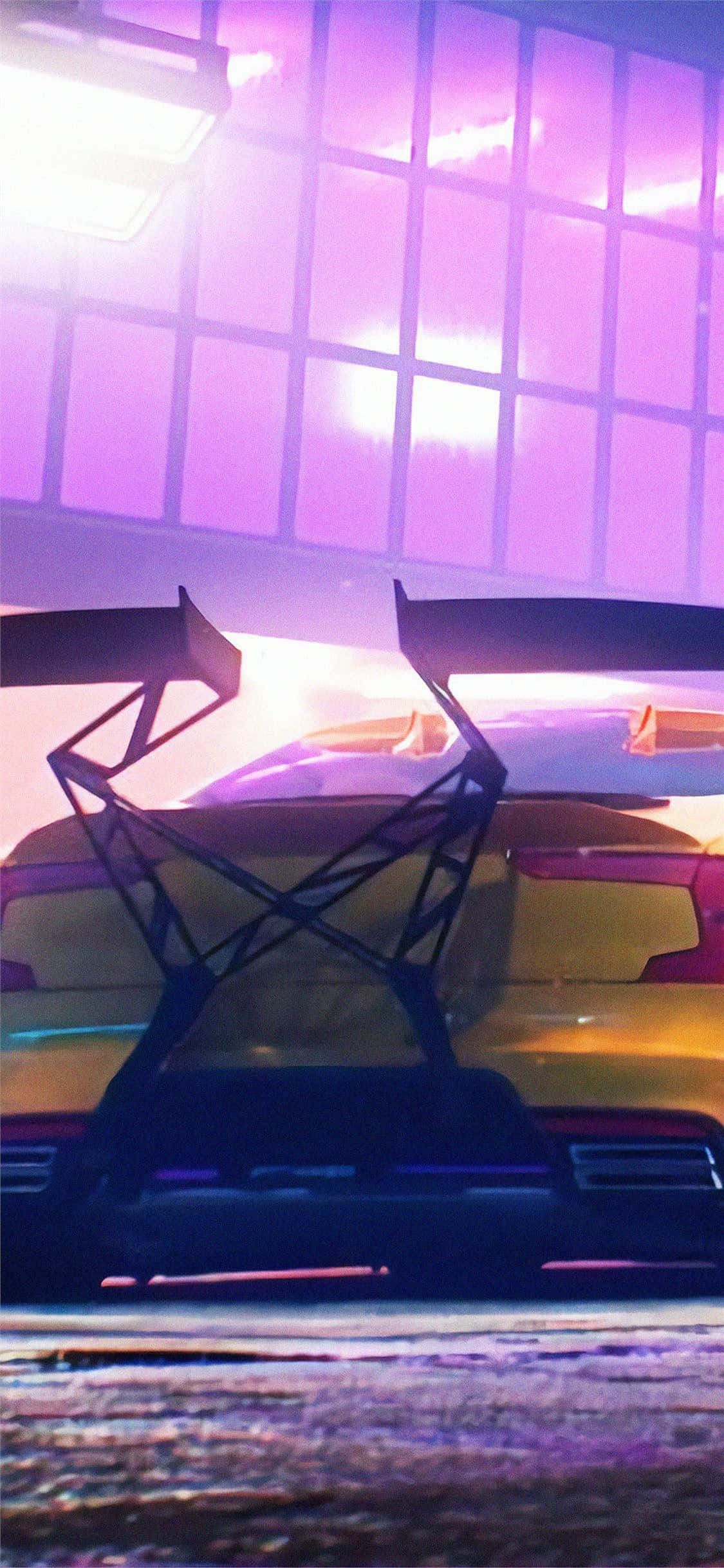 Beleef die uiterste opwinding van Need For Speed Heat op jou iPhone Xs Muurpapier