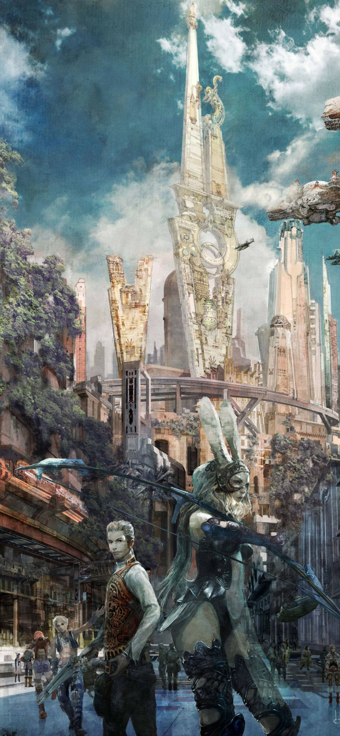 Beleef die wêreld van Final Fantasy met ongelooflike interaktiewe grafika. Muurpapier