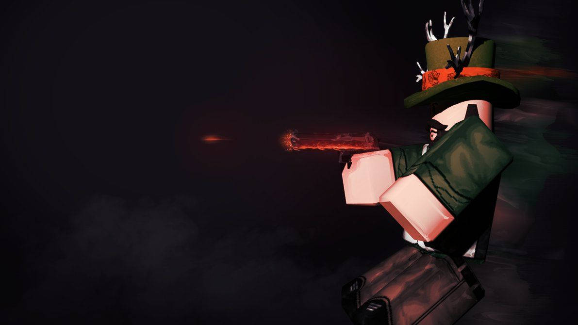Beleef die Wilde Weste in Roblox met 'n Koel Cowboy Avater Muurpapier