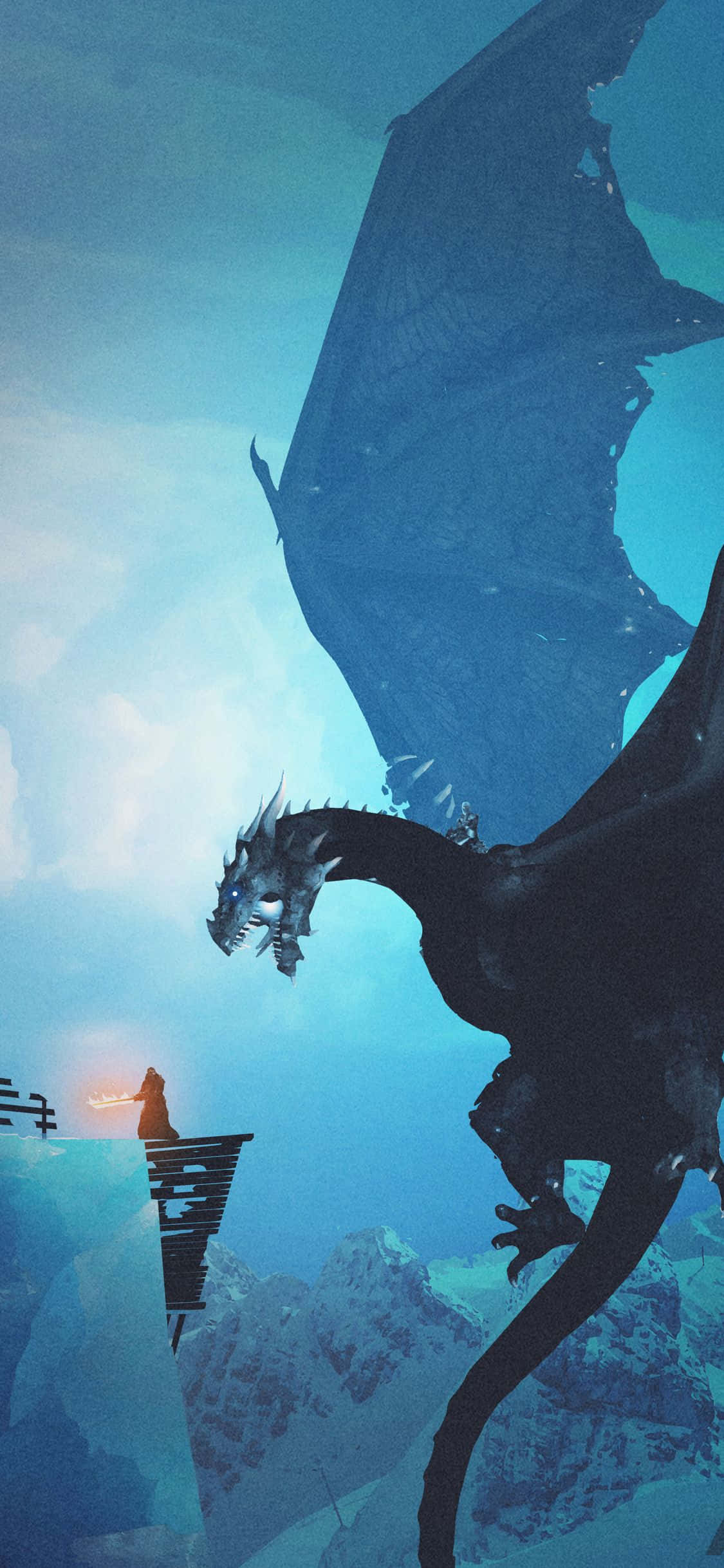 Beleef epiese avonture op jou iPhone Xs met Dragon Age Inquisition. Muurpapier