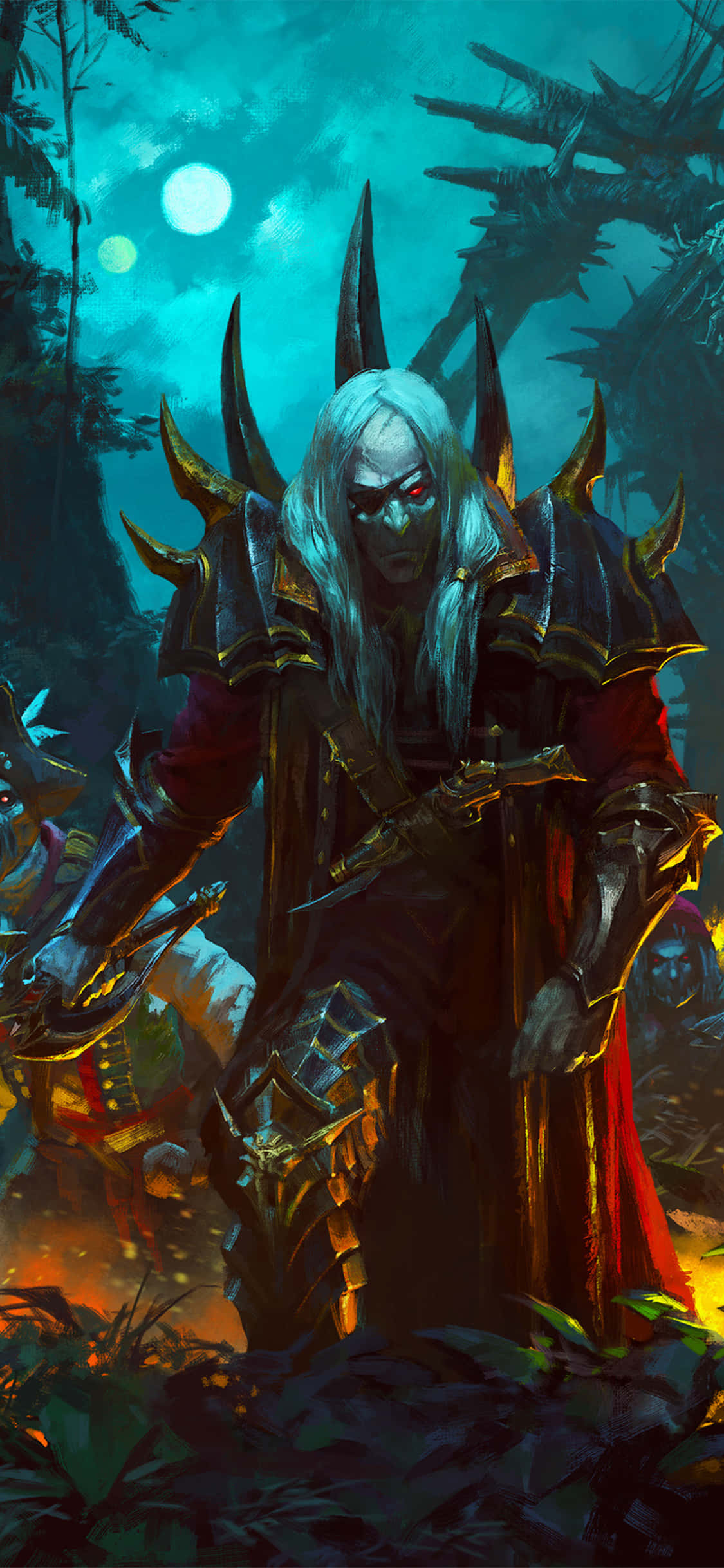 “Beleef Epiese Gevegte Op Jou iPhone X Met Total War: Warhammer” Muurpapier