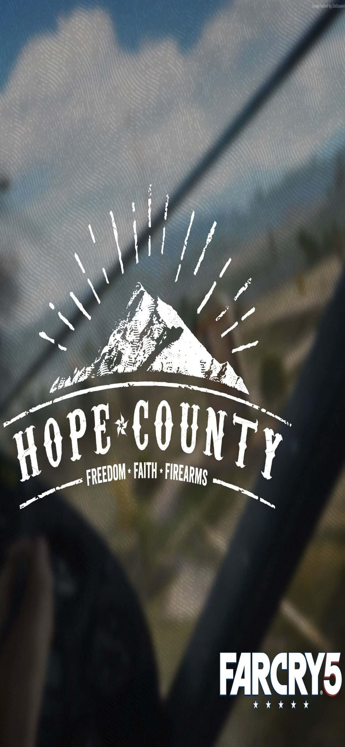 Beleef Far Cry 5 op die Krag van die iPhone Xs Muurpapier