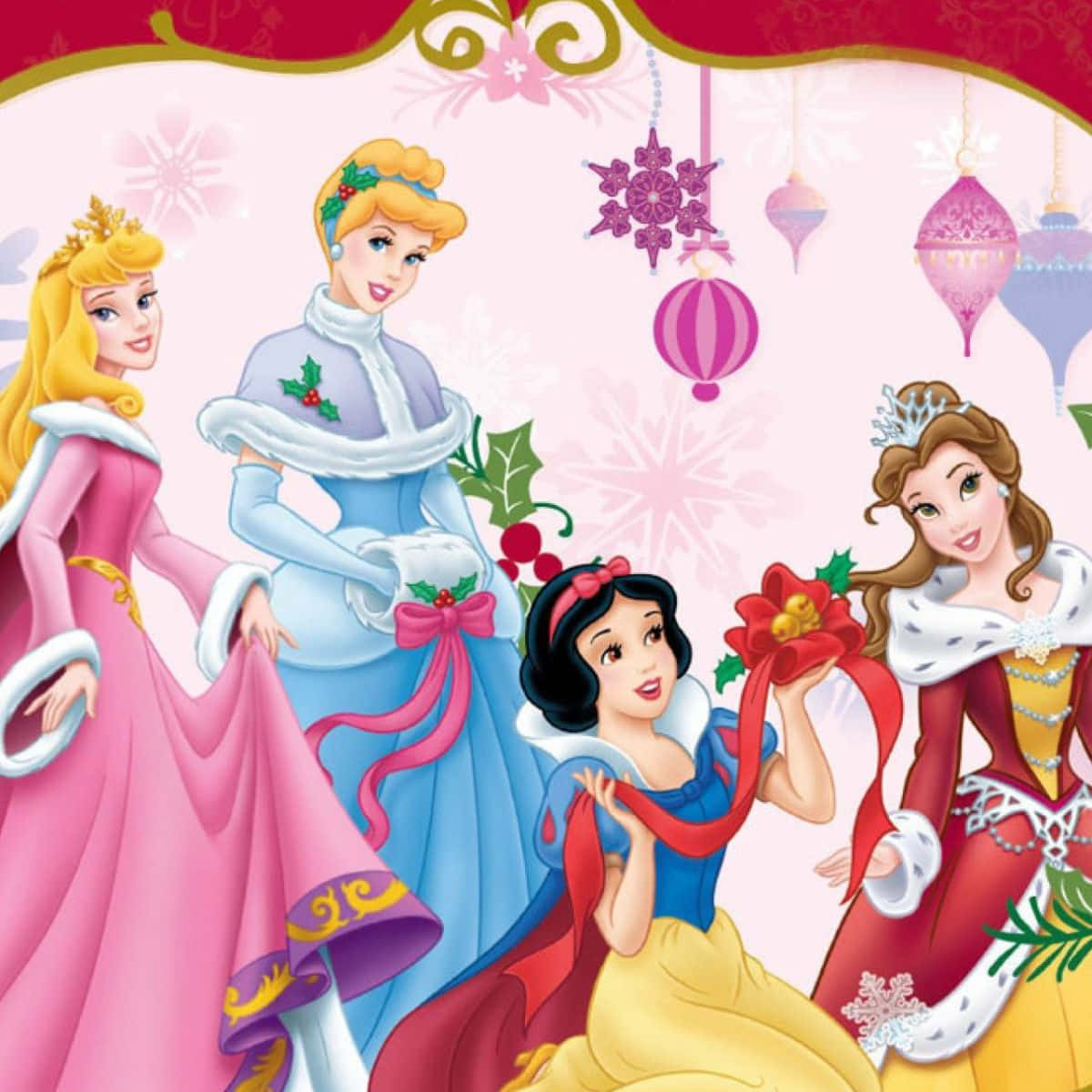 Beleef Kersfeesmagie by Disney hierdie Feesseisoen Muurpapier